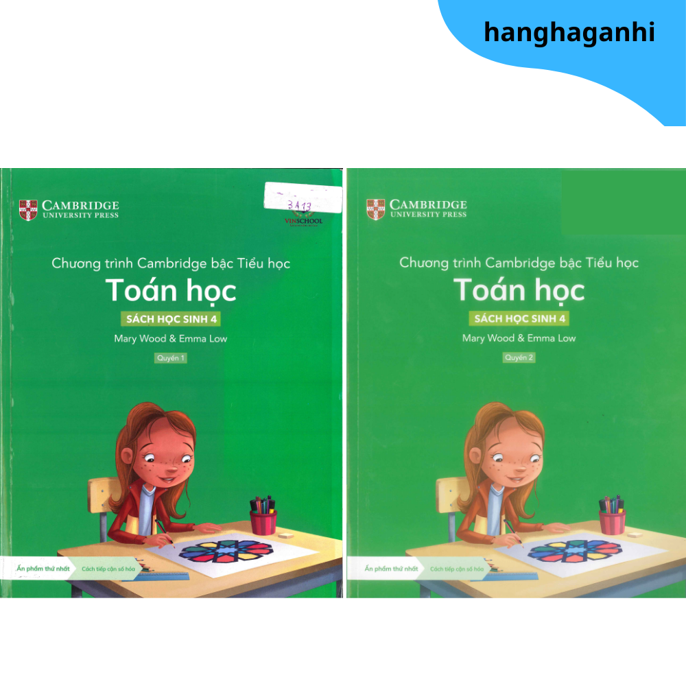 Cambridge Song Ngữ bậc Tiểu học – TOÁN HỌC – Sách học sinh 4 – Quyển 1&2