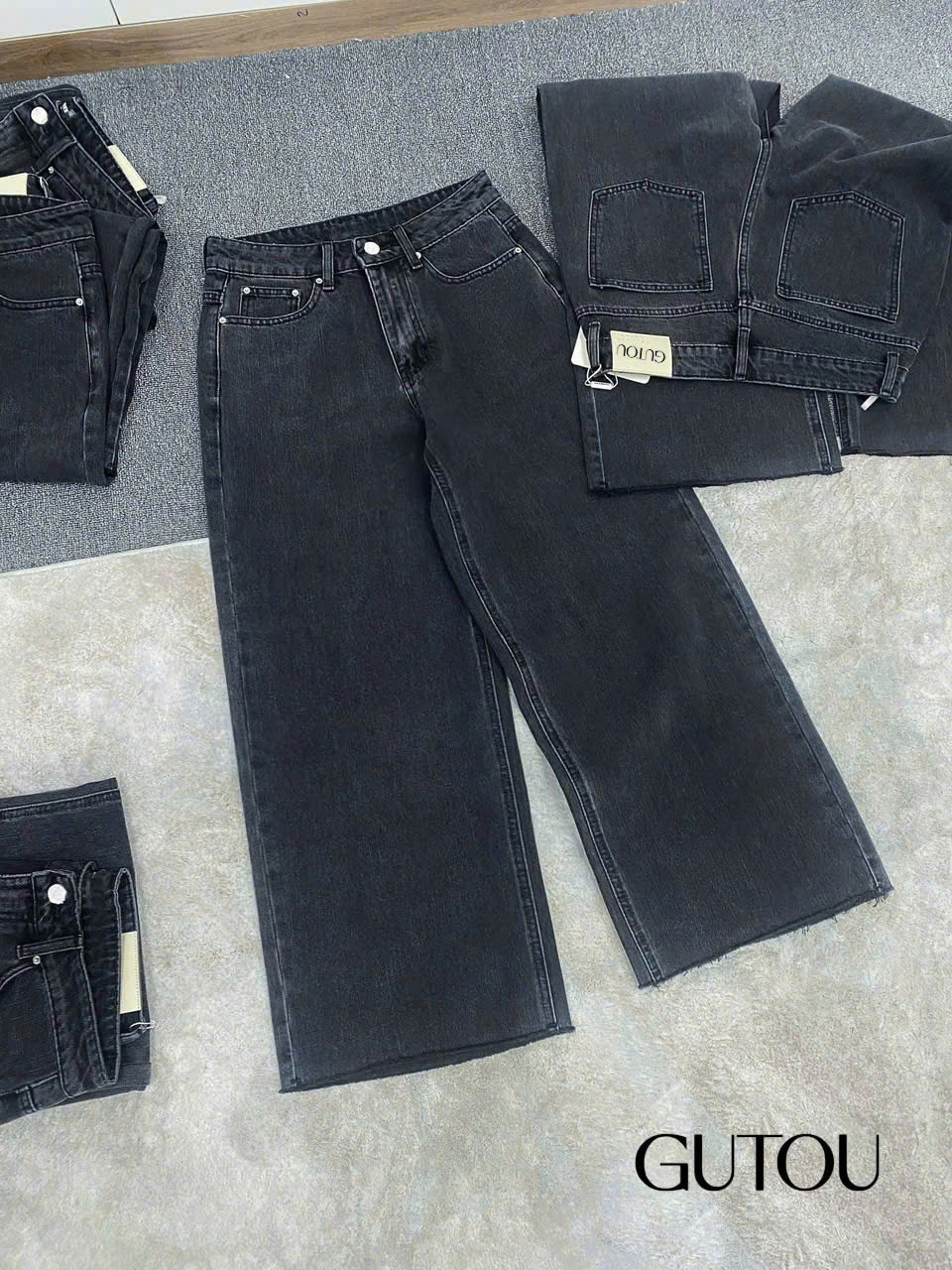 [ GUTOU ] Quần Jeans Suông Elegant Jeans_thumbnail_9
