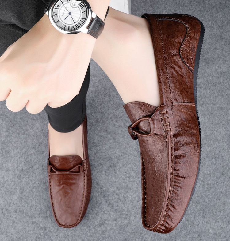 YS11- GIÀY  LƯỜI DA CỪU NAM CAO CẤP