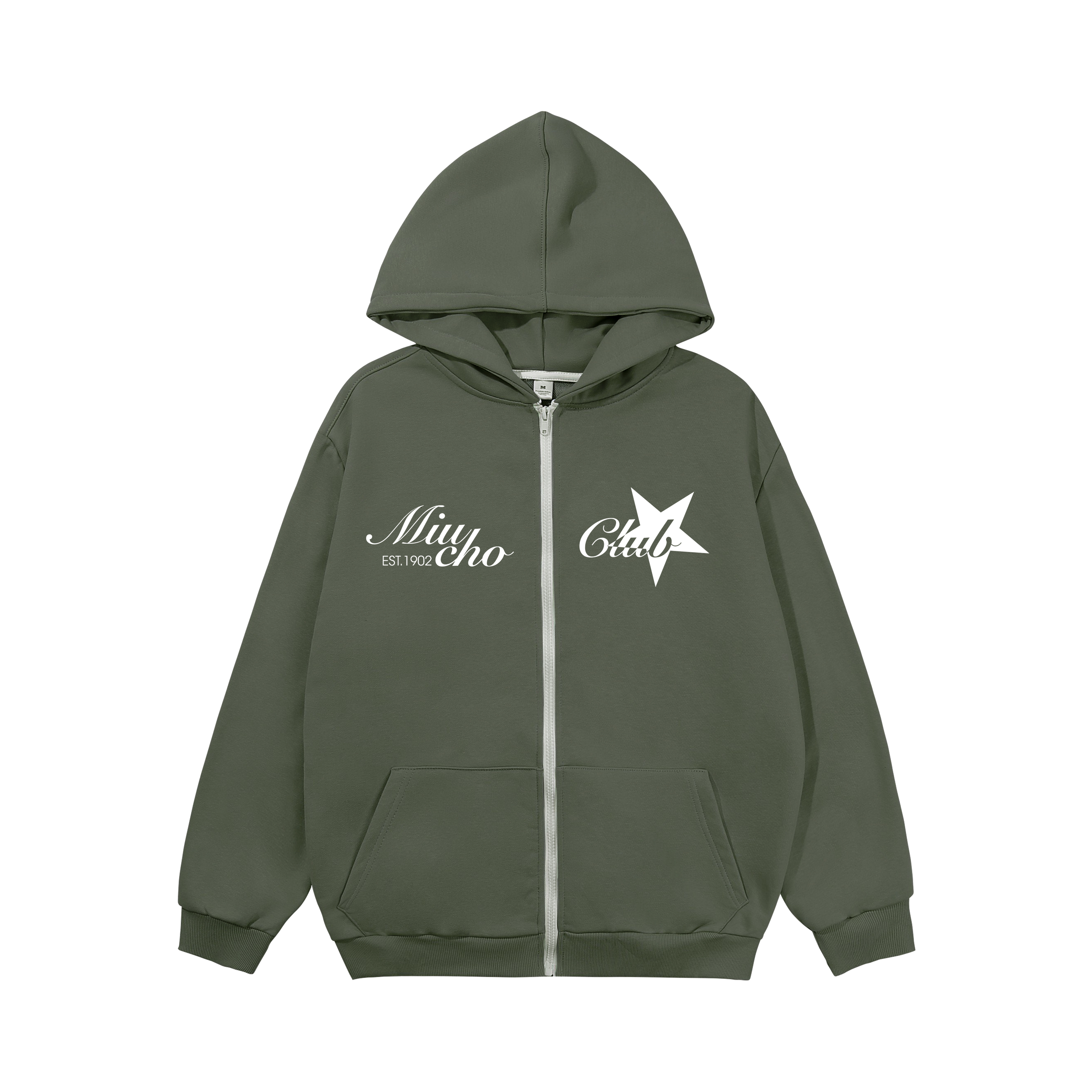 Áo hoodie zip local brand HZD1587 Miucho vải nỉ chân cua dày dặn mủ rộng in typography_thumbnail_8