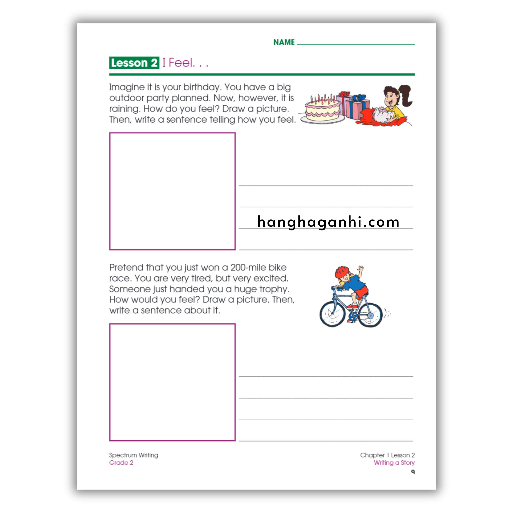 Sách Spectrum Writing Workbook Grade 2_thumbnail_9