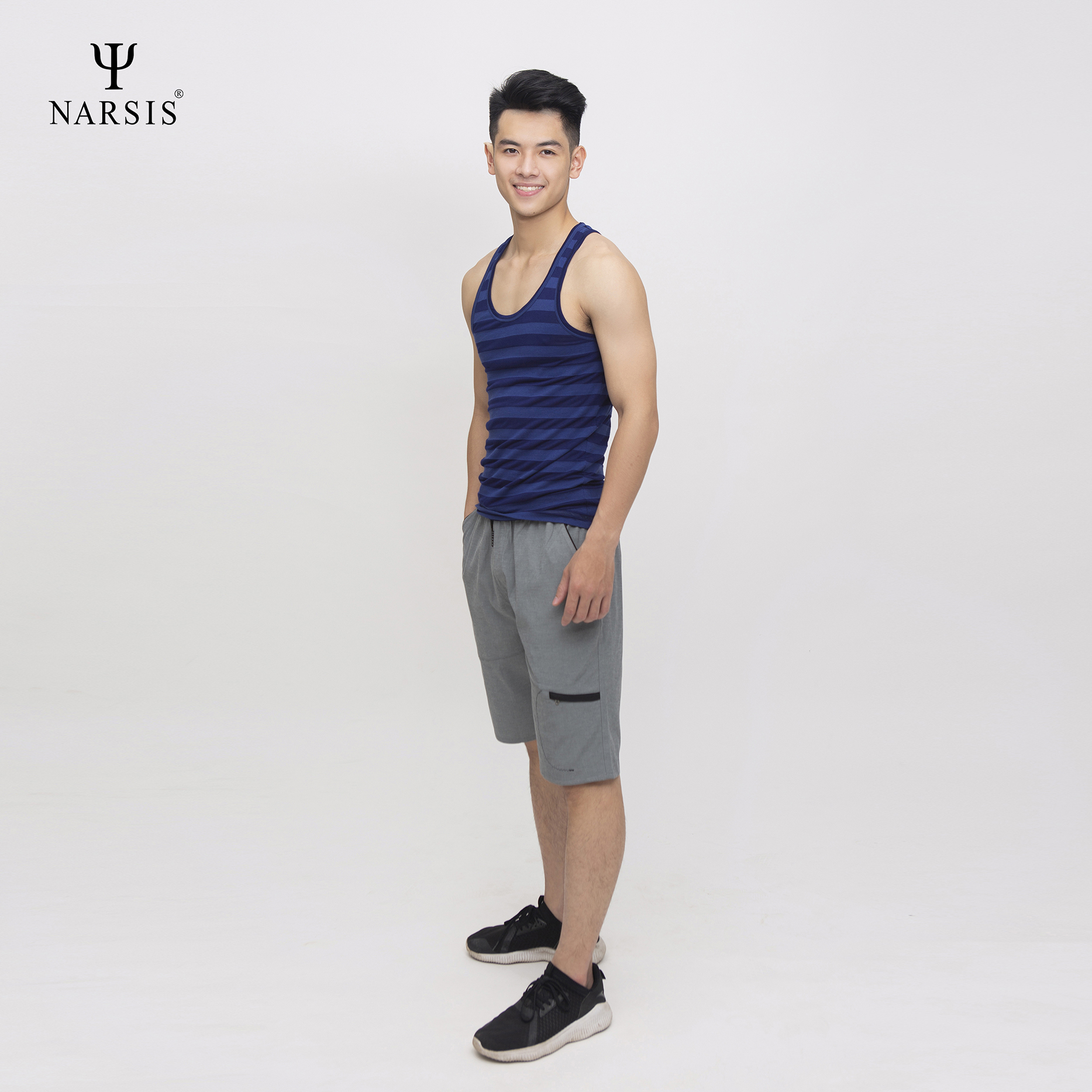 ÁO MAY Ô NAM D4071 NARSIS VẢI COTTON MỀM MẠI, CO GIÃN TỐT, VẢI THOẢI MÁI VẬN ĐỘNG, HÚT ẨM TỐT_thumbnail_0