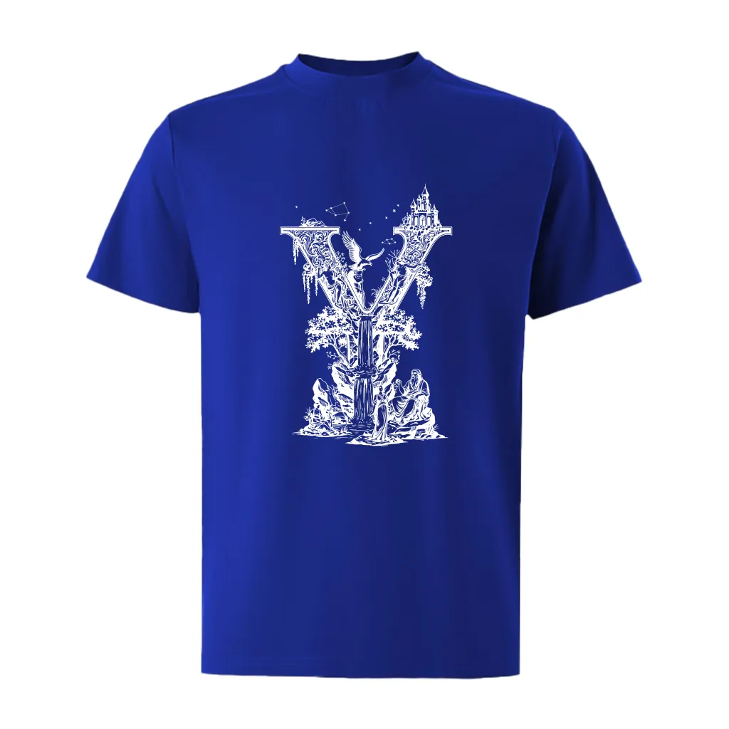 Áo phông nam basic Miucho Iconic vải cotton thoáng mát đứng form chữ Y in artwork 2769_thumbnail_14