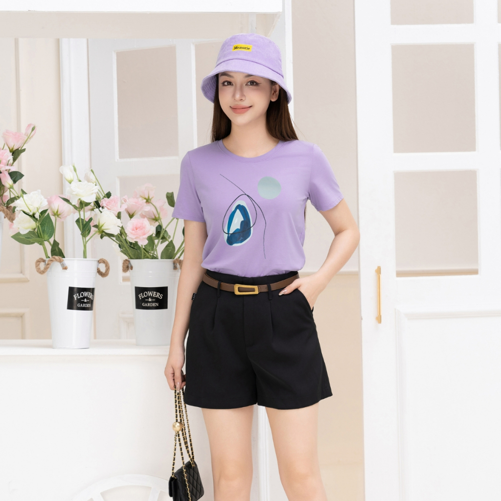 [Form Vừa] Áo phông nữ mùa hè mát mẻ dáng cơ bản- Áo thun LOZA VT302026_thumbnail_5