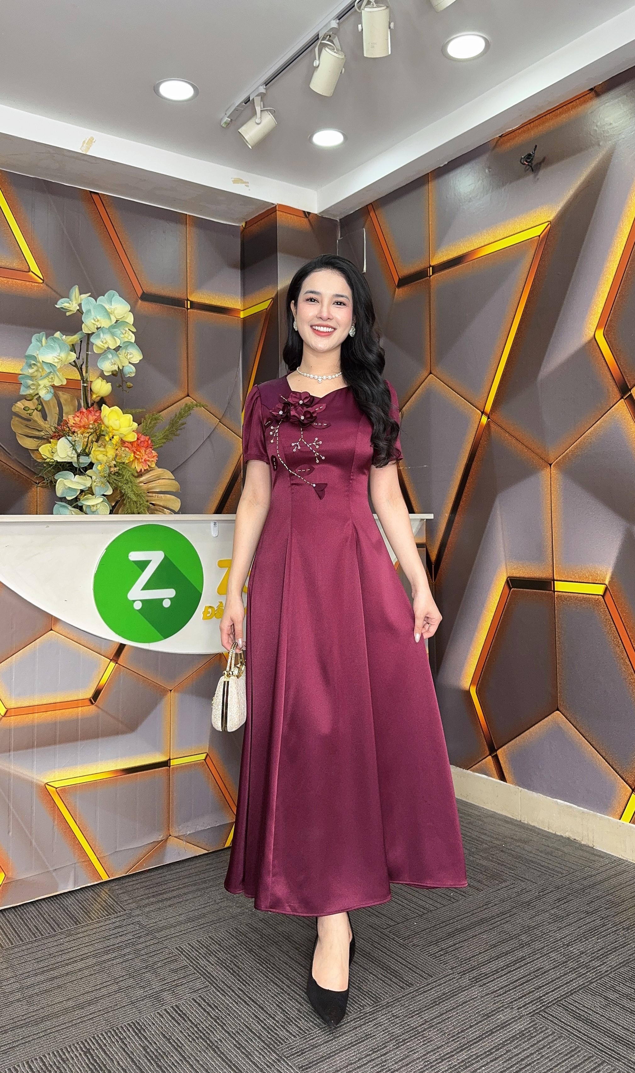 Đầm xòe - Y1912 - Thương hiệu Zonbig_thumbnail_1