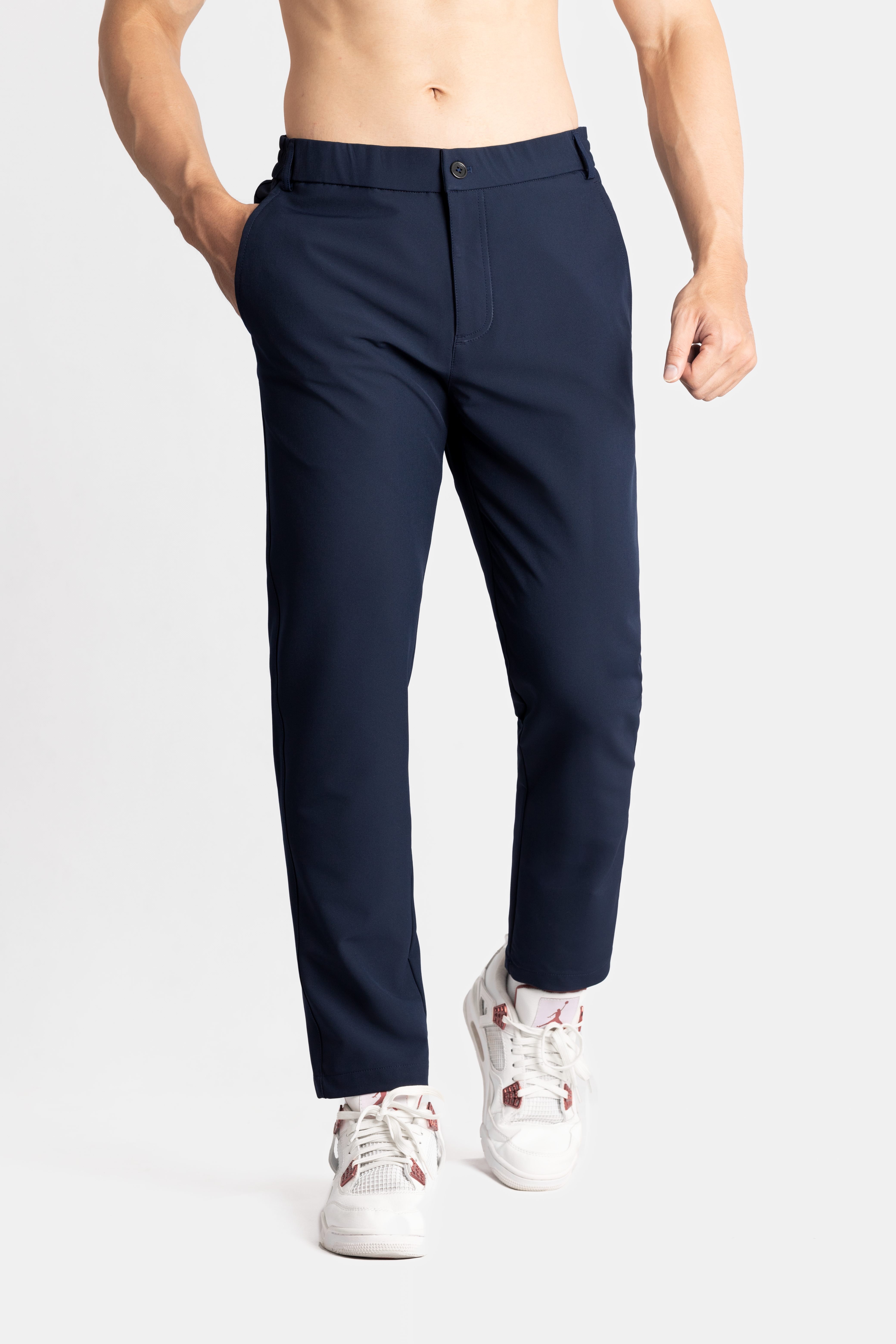 Quần Dài Âu Cạp Cúc Nam GUZADO Ống Suông GDC03_thumbnail_6