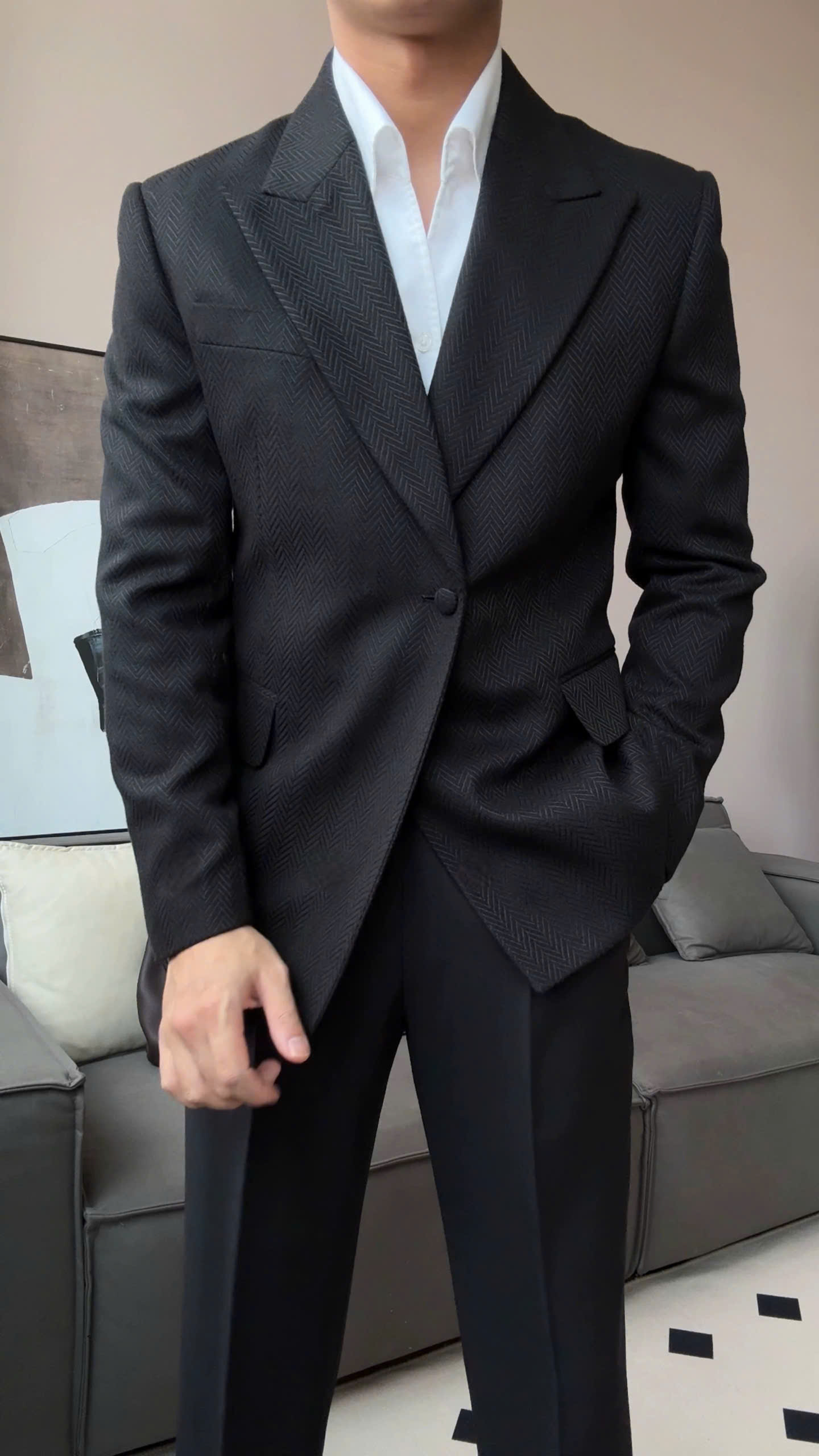 Áo Blazer Cotswolds Nền Vải Herringbone_thumbnail_2