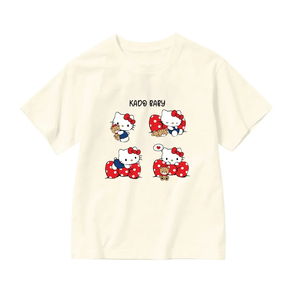 Áo thun kid form rộng Kado chất vải cotton dày dặn thoáng mát thoải mái Hello Kittie 2886_thumbnail_12