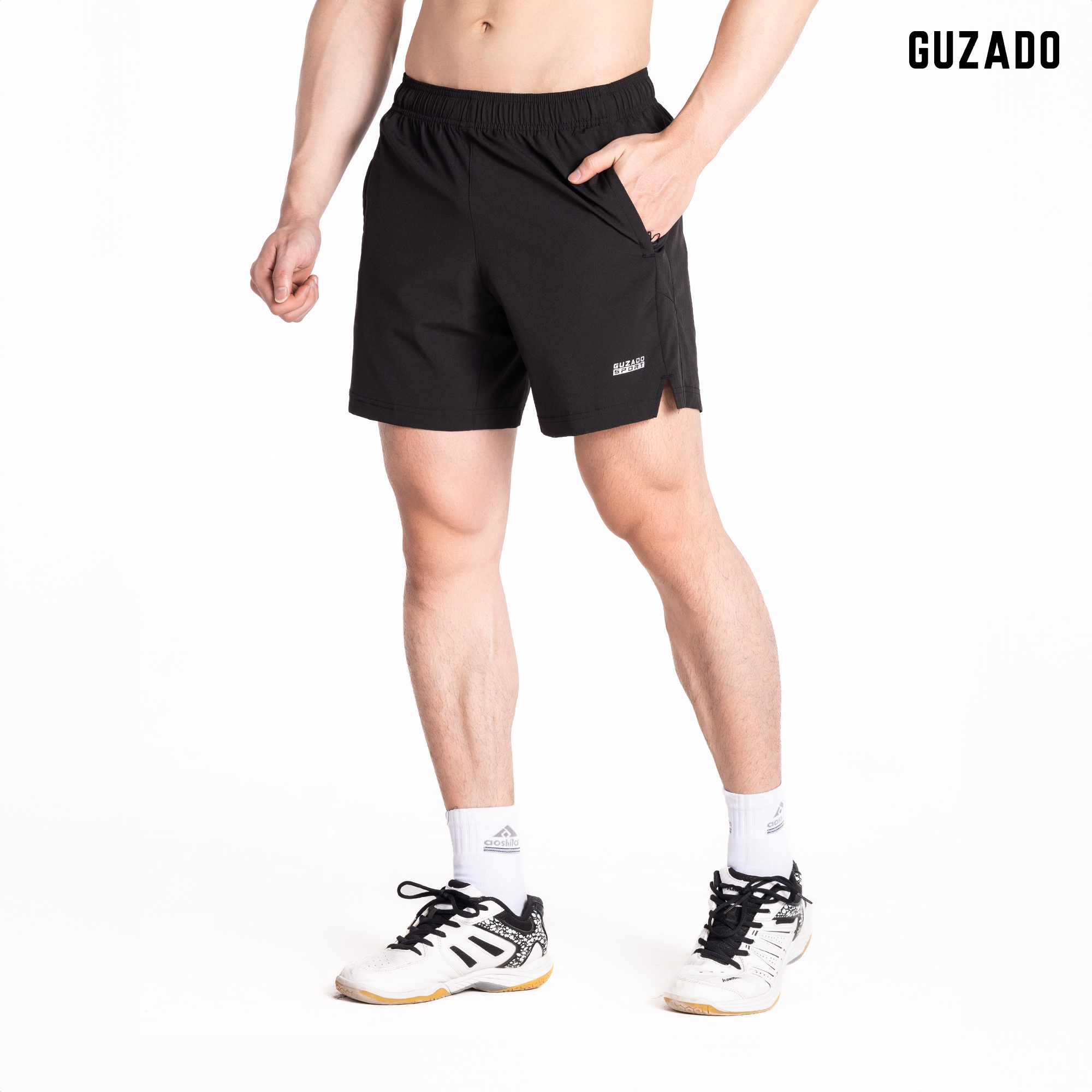 Quần Run GUZADO Quần Tập Gym, Chạy Bộ, Chất Gió Mềm Mịn GSR11_thumbnail_18