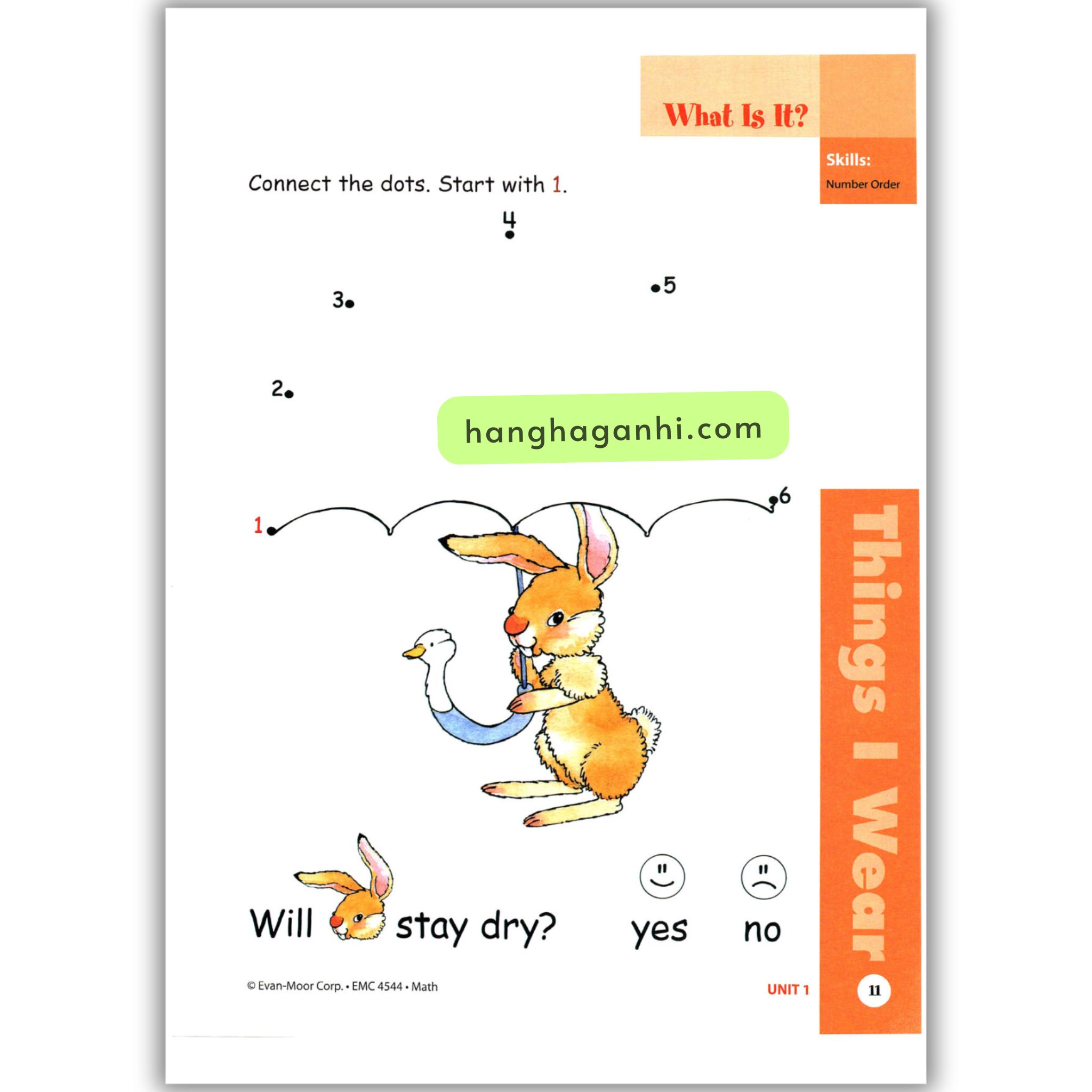 Skill Sharpeners Math grade K, Sách Toán Mỹ Evan Moor cho học sinh mẫu giáo_thumbnail_4