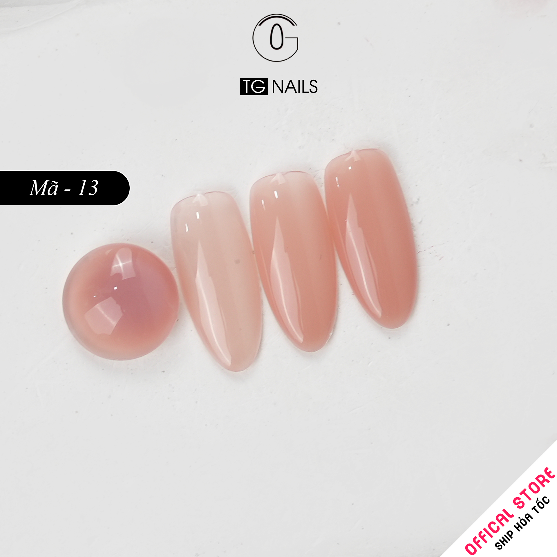 Sơn gel thạch đục TG cọ tròn chai hồng 15ml_thumbnail_19