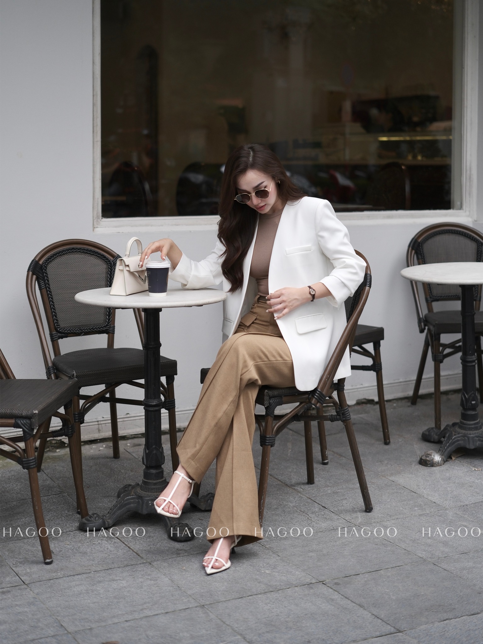 Áo Blazer không ve 4 màu HAGOO_thumbnail_11