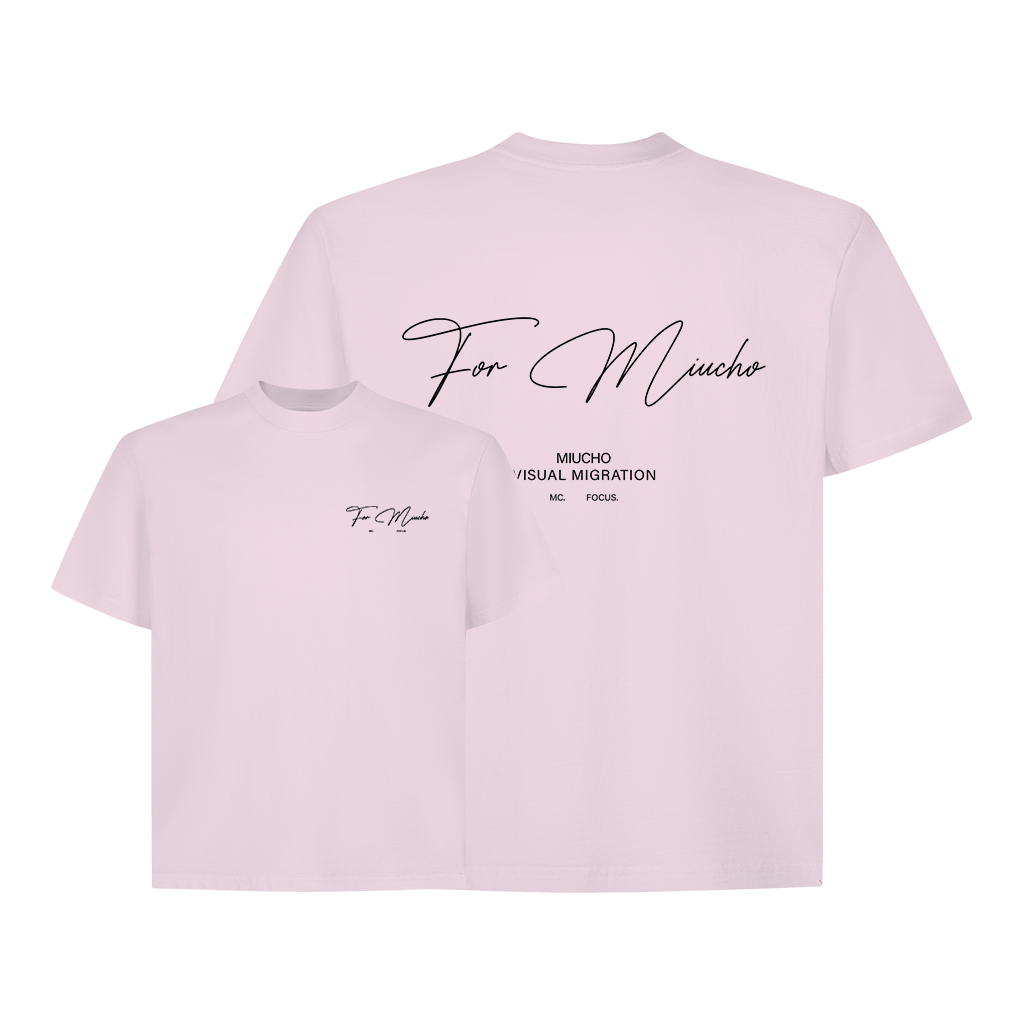 Áo thun local brand form boxy vải 2C 250gsm AXD1624 Miucho in artwork