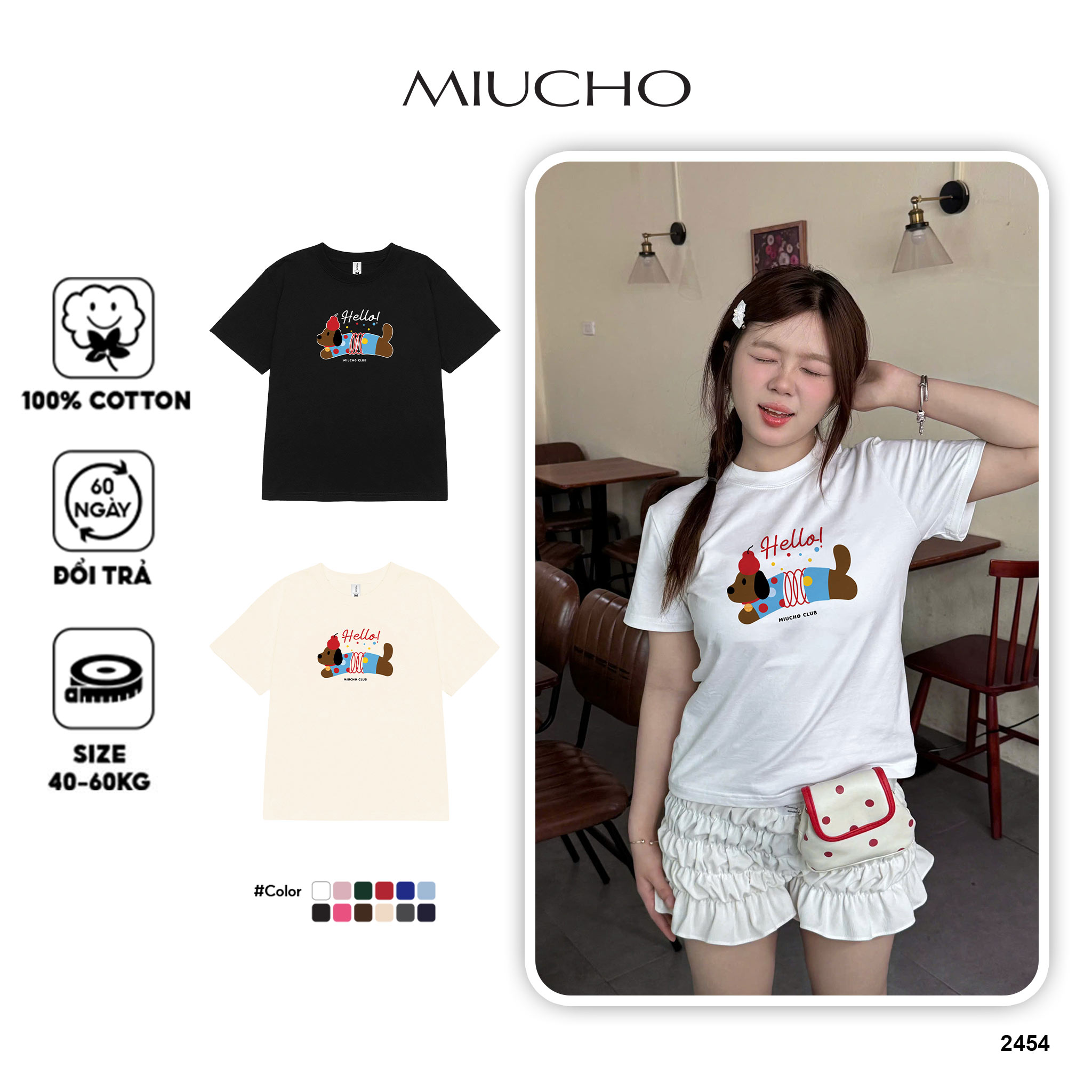 Áo baby tee in hình dễ thương ABD2454 Miucho vải cotton 4c thoáng mát cổ tròn in mix_thumbnail_1