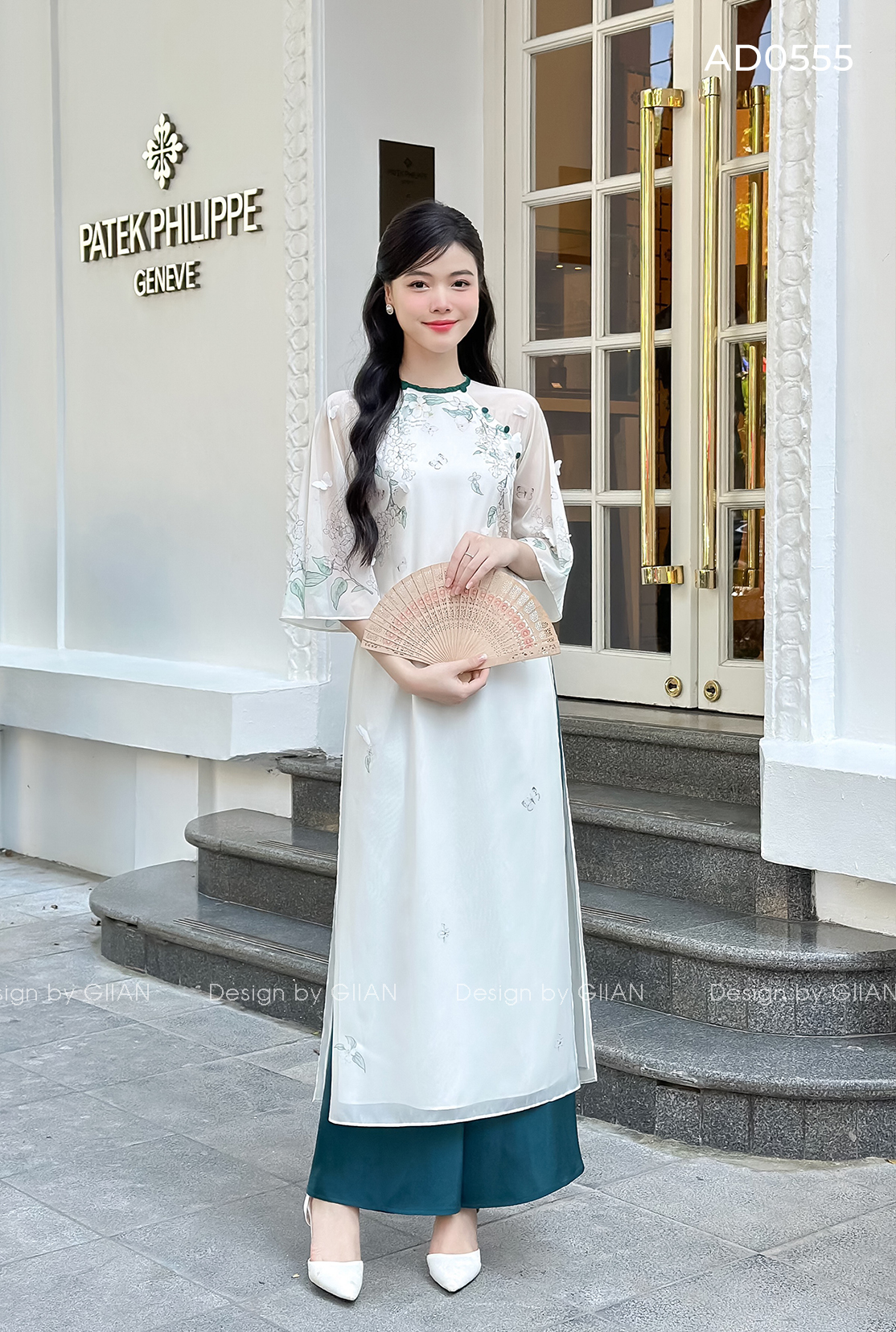 Áo dài cách tân Ngọc Vân AD0555