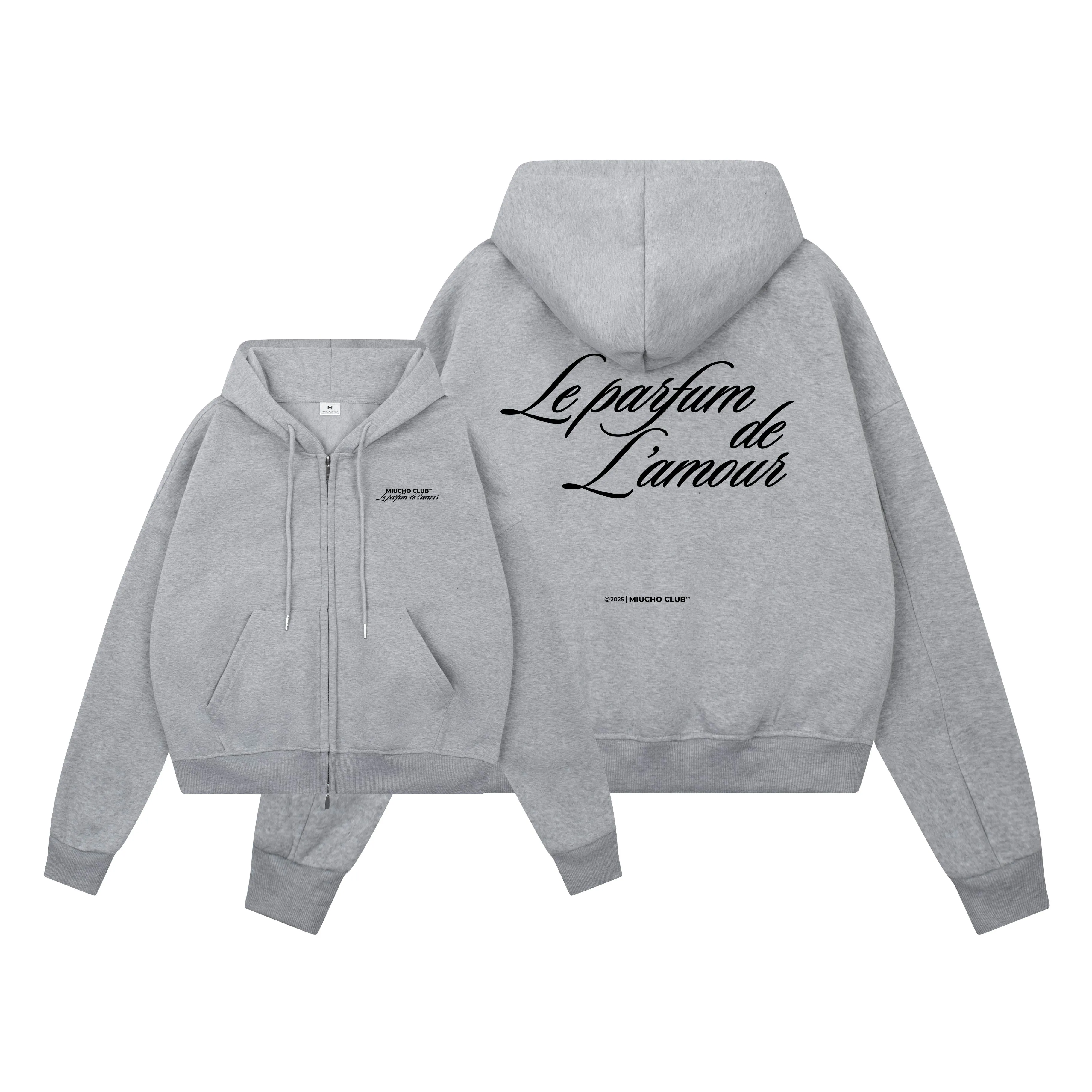 Áo hoodie zip form boxy basic 2473 Miucho chất vải nỉ bông cao cấp dày dặn in typography_thumbnail_0