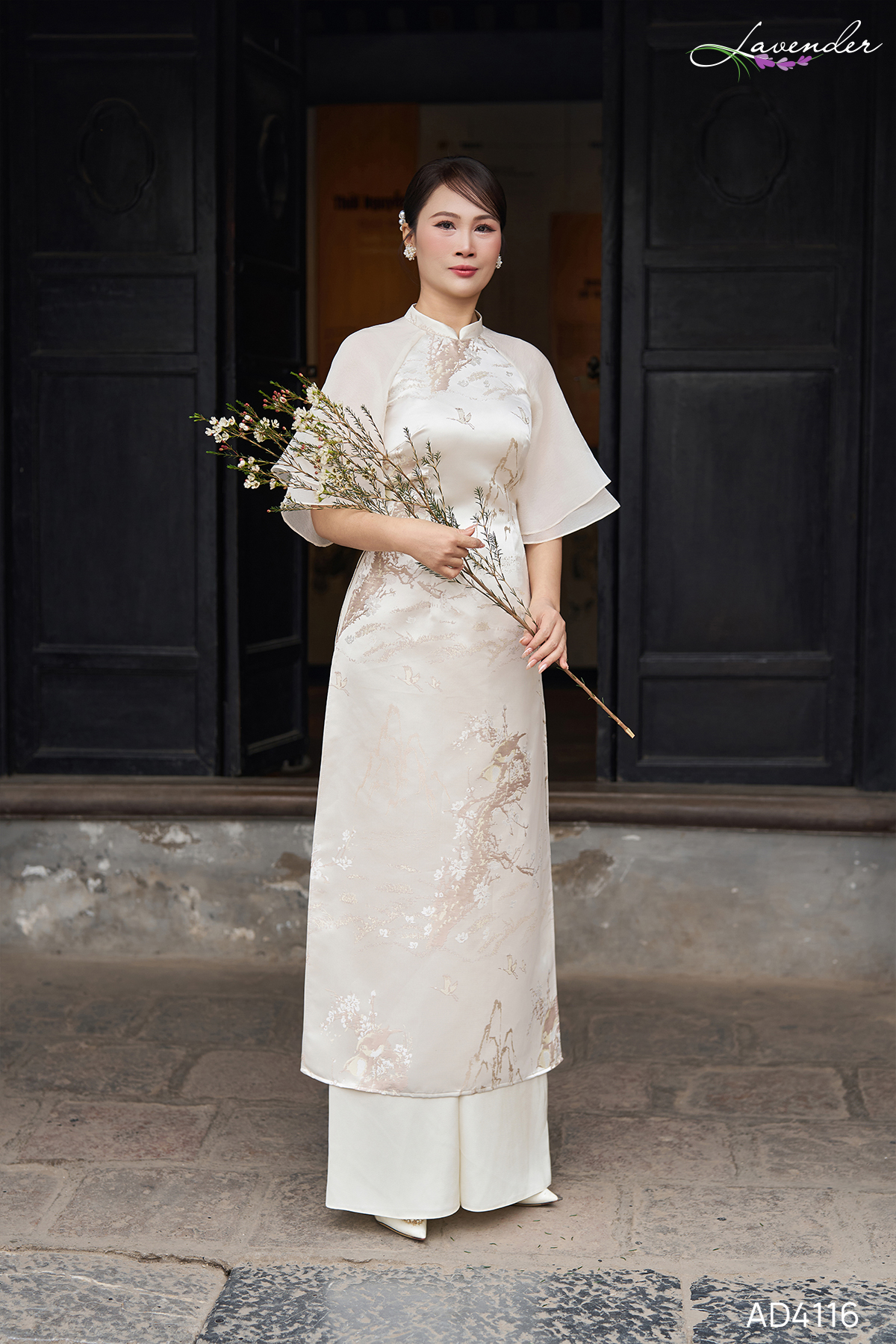 Áo dài tafta phối tay AD4116_thumbnail_2