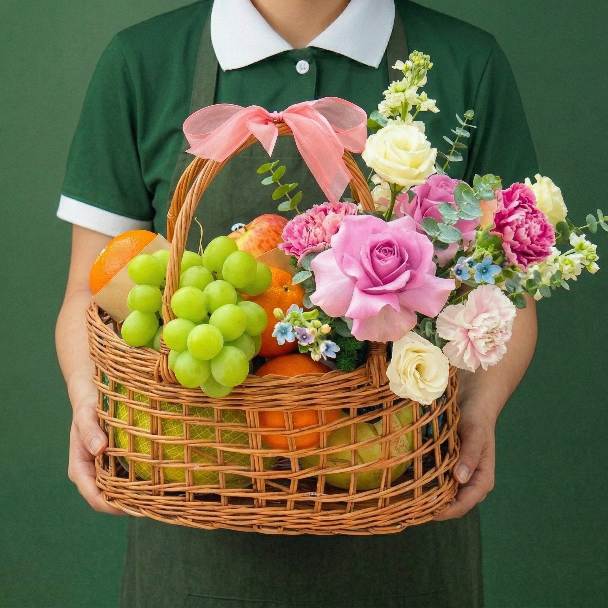 Giỏ hoa trái cây quà tặng khai trương - GH8501