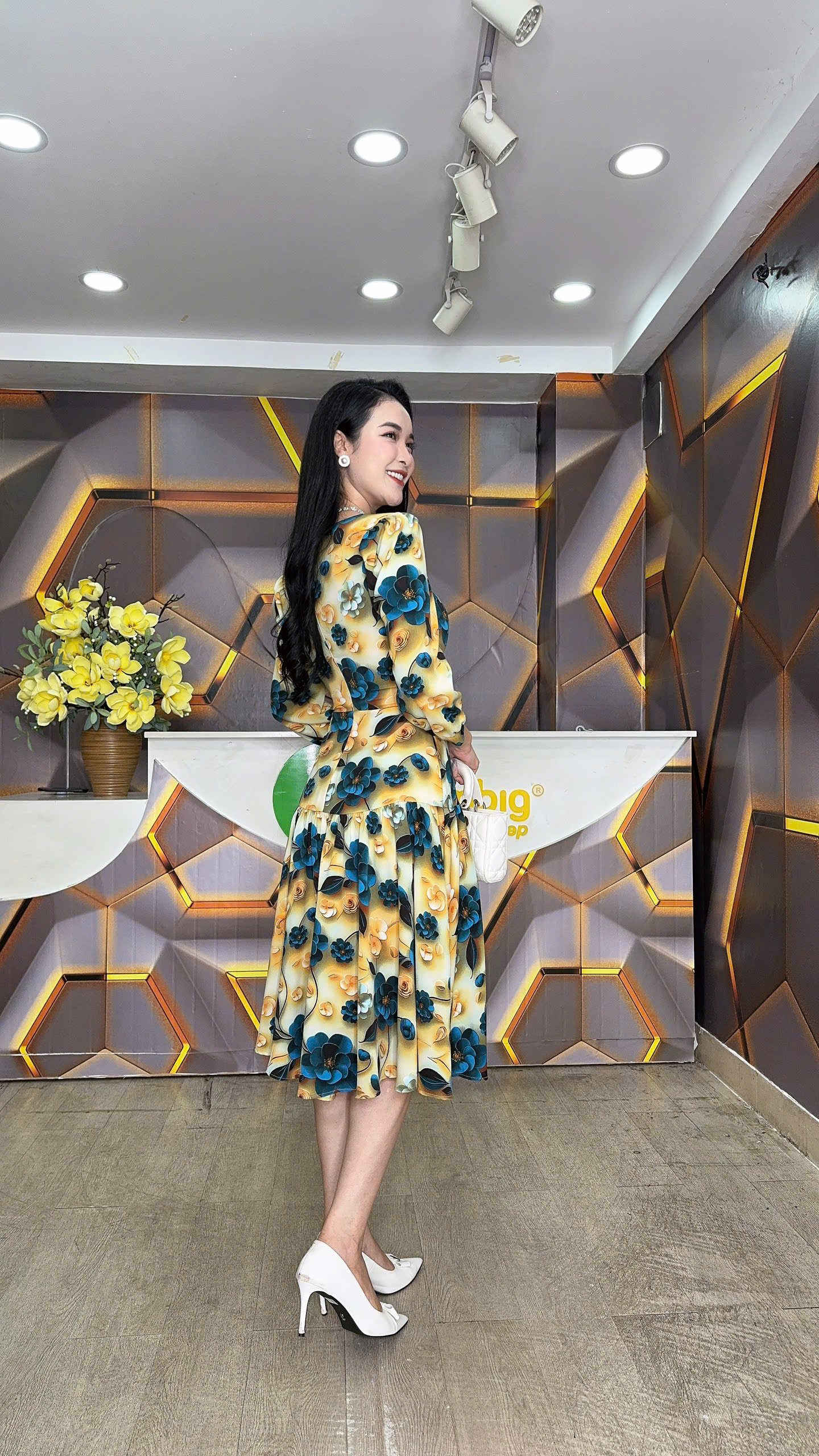 Đầm xòe dài tay - Y1772 - Thương hiệu Zonbig_thumbnail_1