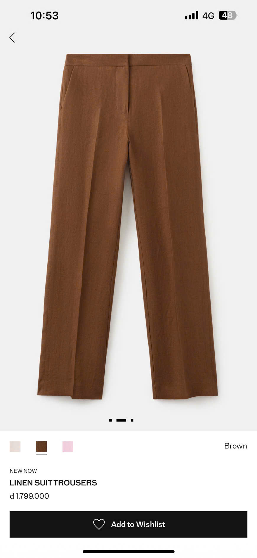 E172 QUẦN BAGGY NÂU MNG