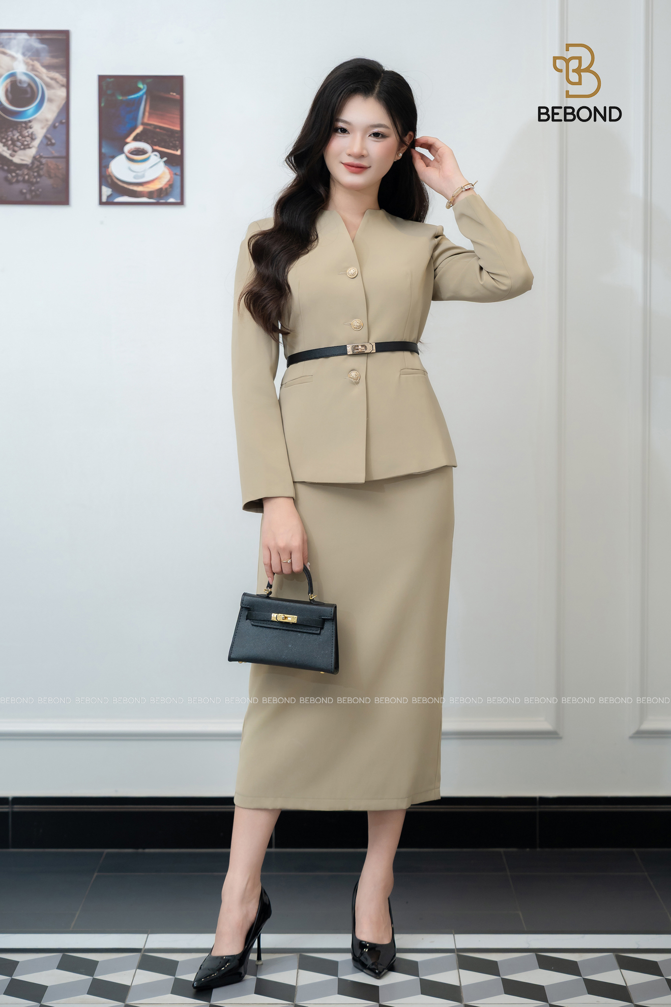 SET vest DOVE màu BE