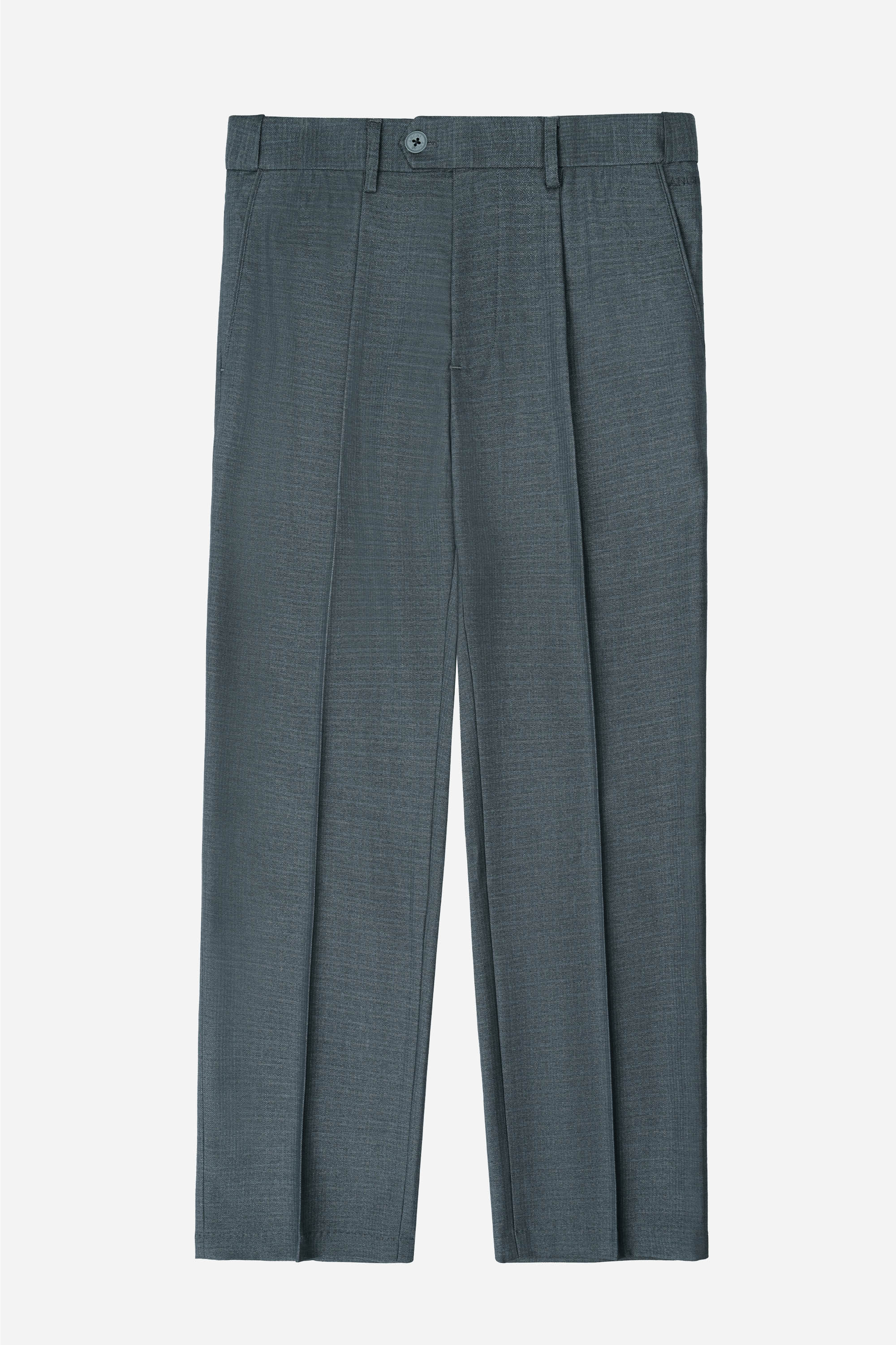 Quần Âu 1 Li Cạp Chun Ẩn Nam Trung Niên ANCHI Chất Liệu Cotton Viscose Cao Cấp Màu Ghi Đậm