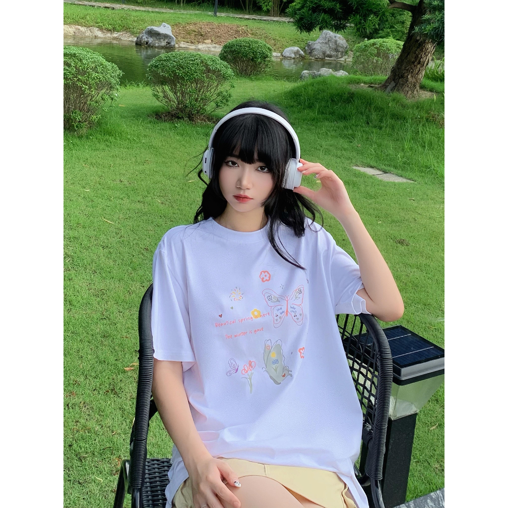 Áo thun nữ form rộng AT405 Miucho chất vải cotton in graphic_thumbnail_2