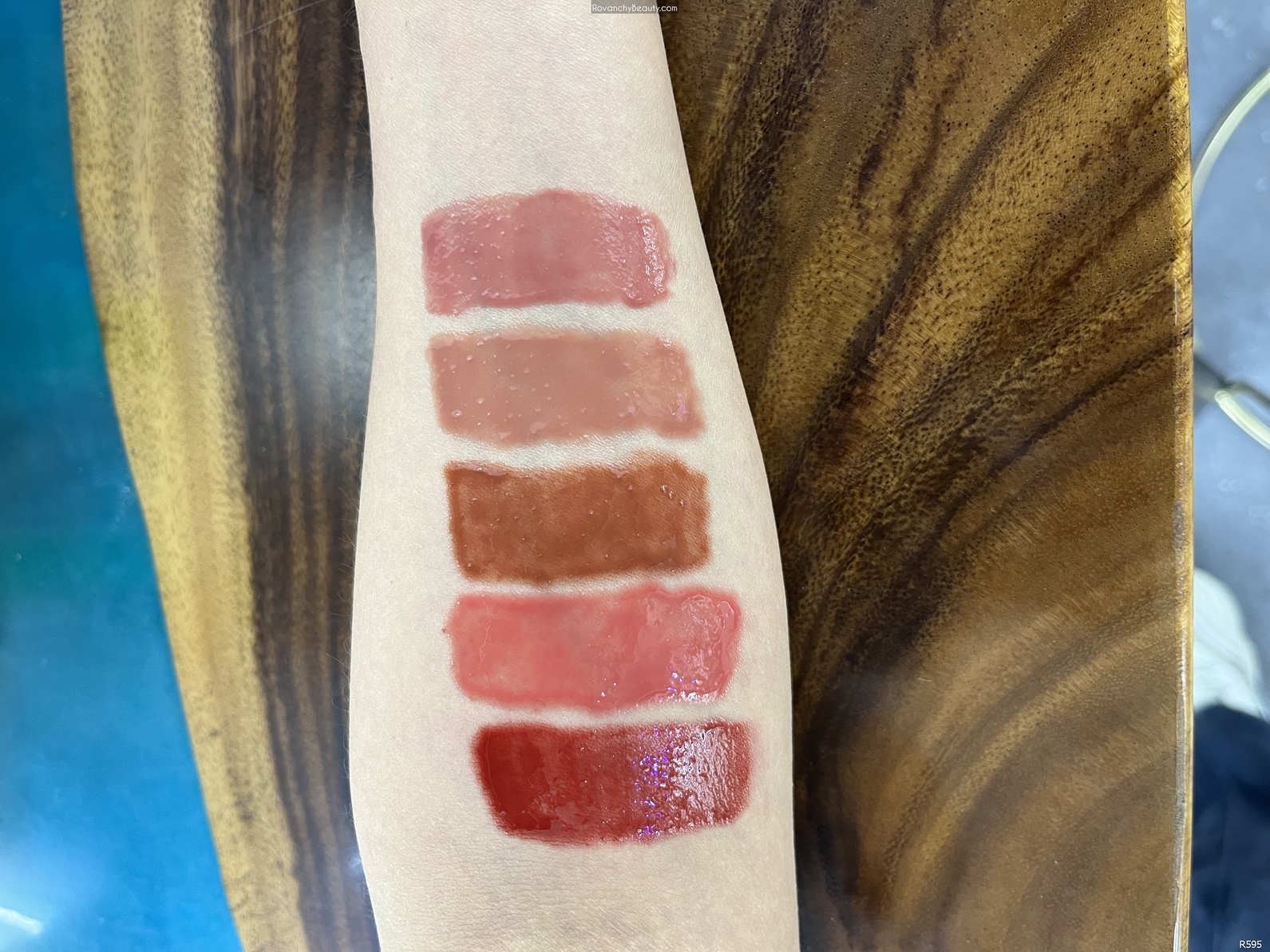 R595 Son Kem Lì FLOWER WATERY Lên Màu Chuẩn, Bền Môi, Không Trôi – Lip Glaze Căng Bóng, Dưỡng Ẩm_thumbnail_7