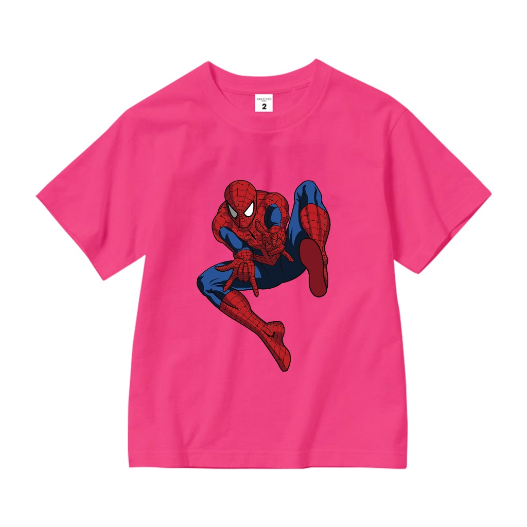 Áo thun SpiderMan bé trai form rộng AED637 Miucho Kid 100% vải cotton thoáng mát basic_thumbnail_12