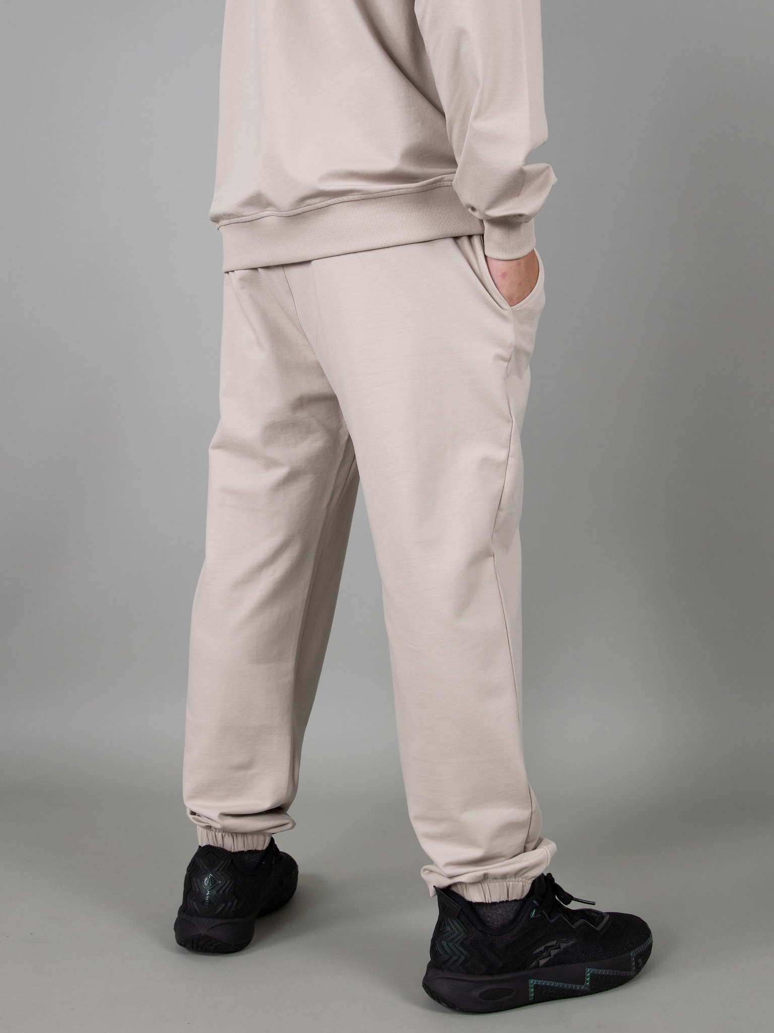 Quần nỉ bé trai màu be chun gấu_thumbnail_3