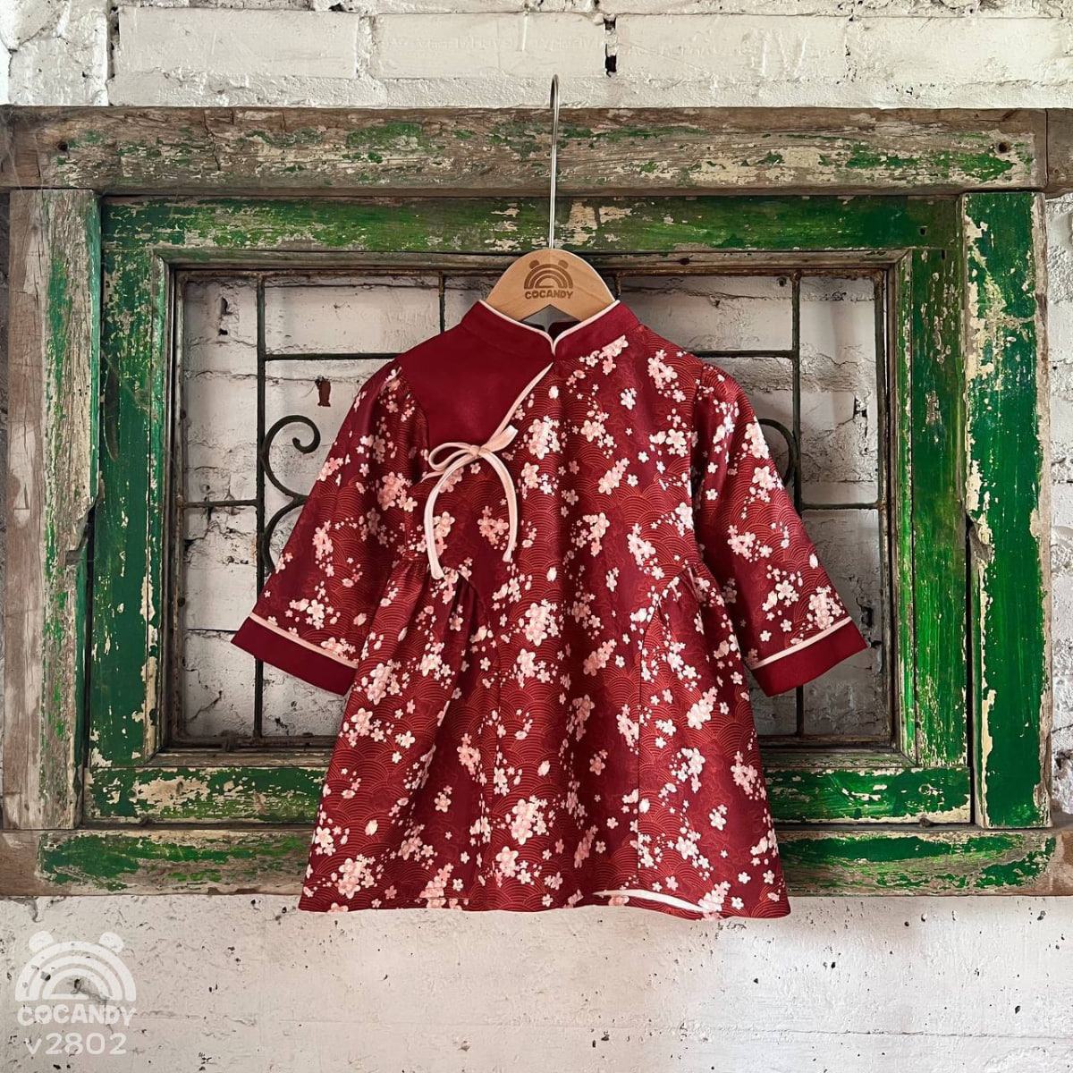 Váy dài hoa nhí ĐỎ_thumbnail_0