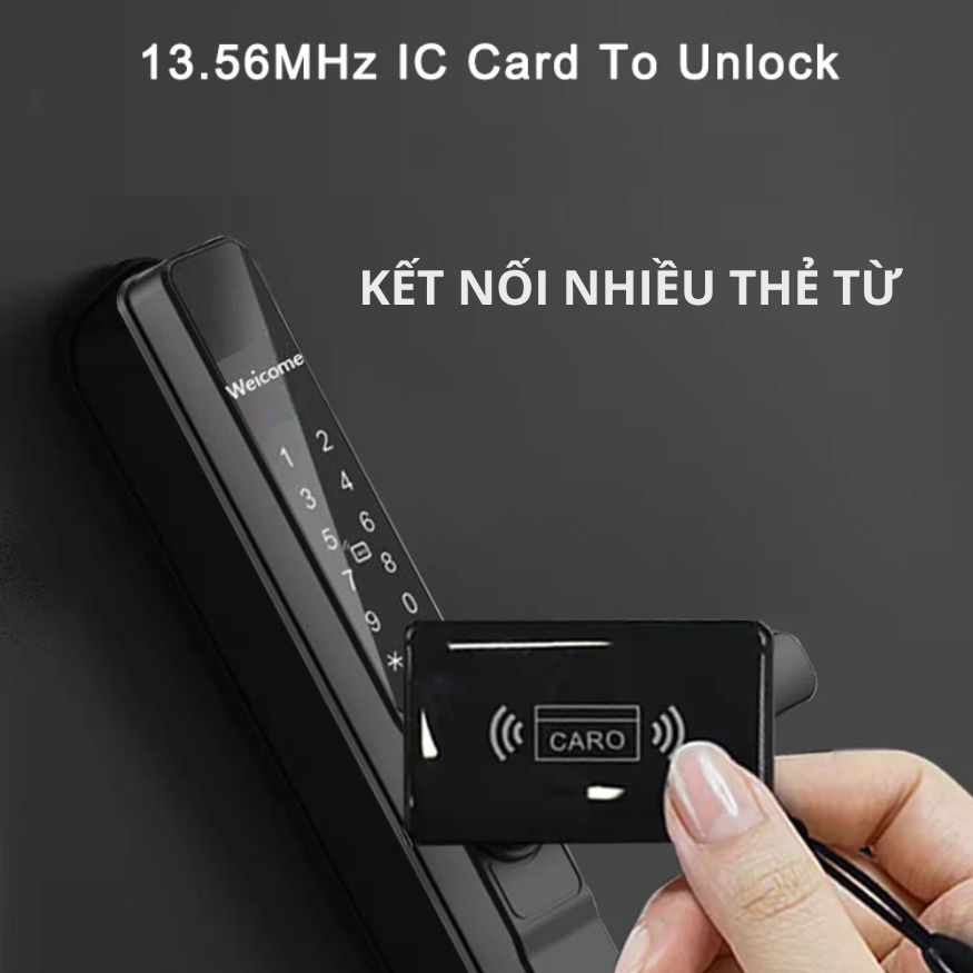 Khóa Thông Minh Kachi MK42 - Chuyên Dụng Cửa Nhôm Xingfa, Cửa Kính | Mở Khóa Qua App Tuya, Vân Tay, Thẻ Từ | Chống Nước IP65_thumbnail_6