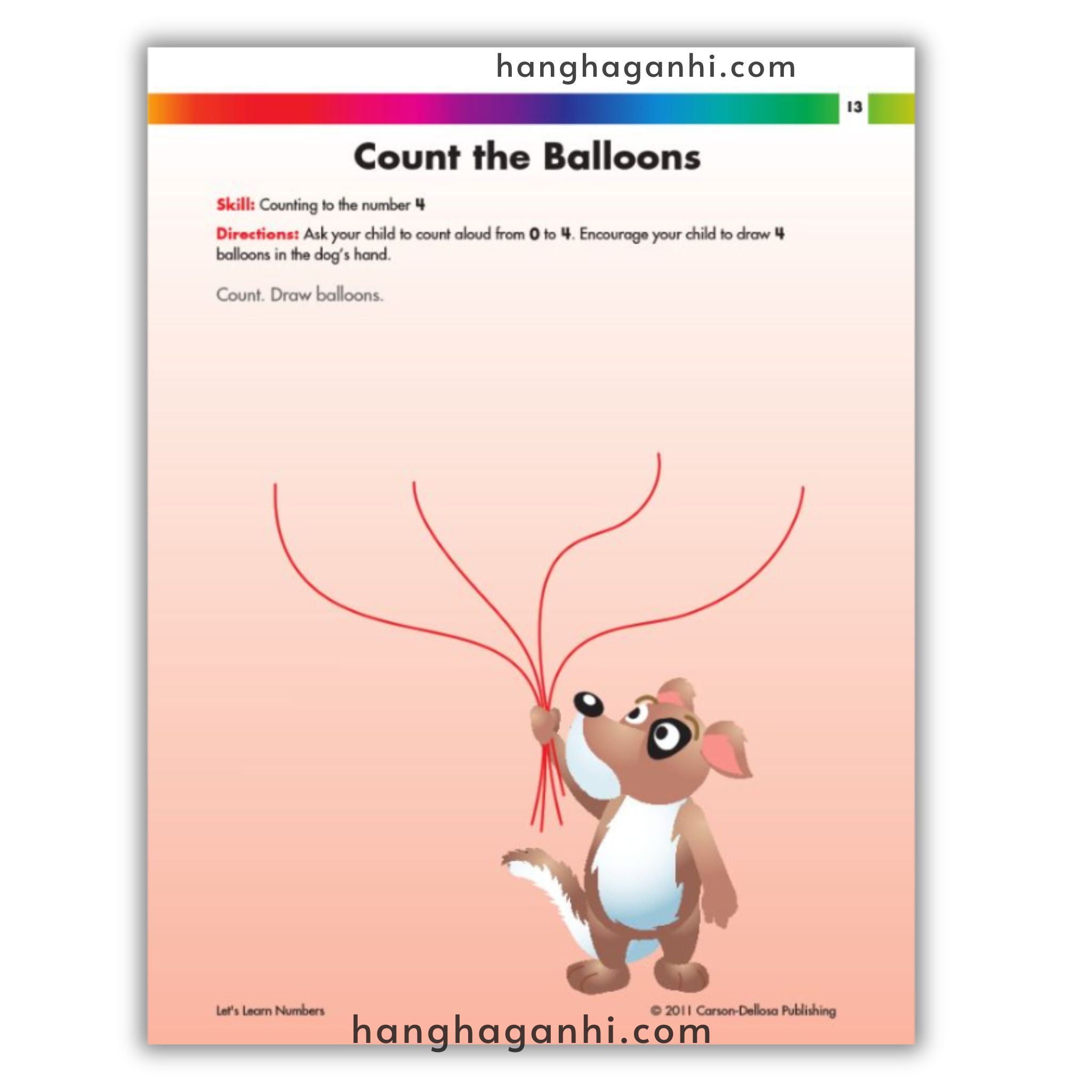 Spectrum 2+ Lets Learn Numbers for Early Years, sách Mỹ cho bé_thumbnail_11