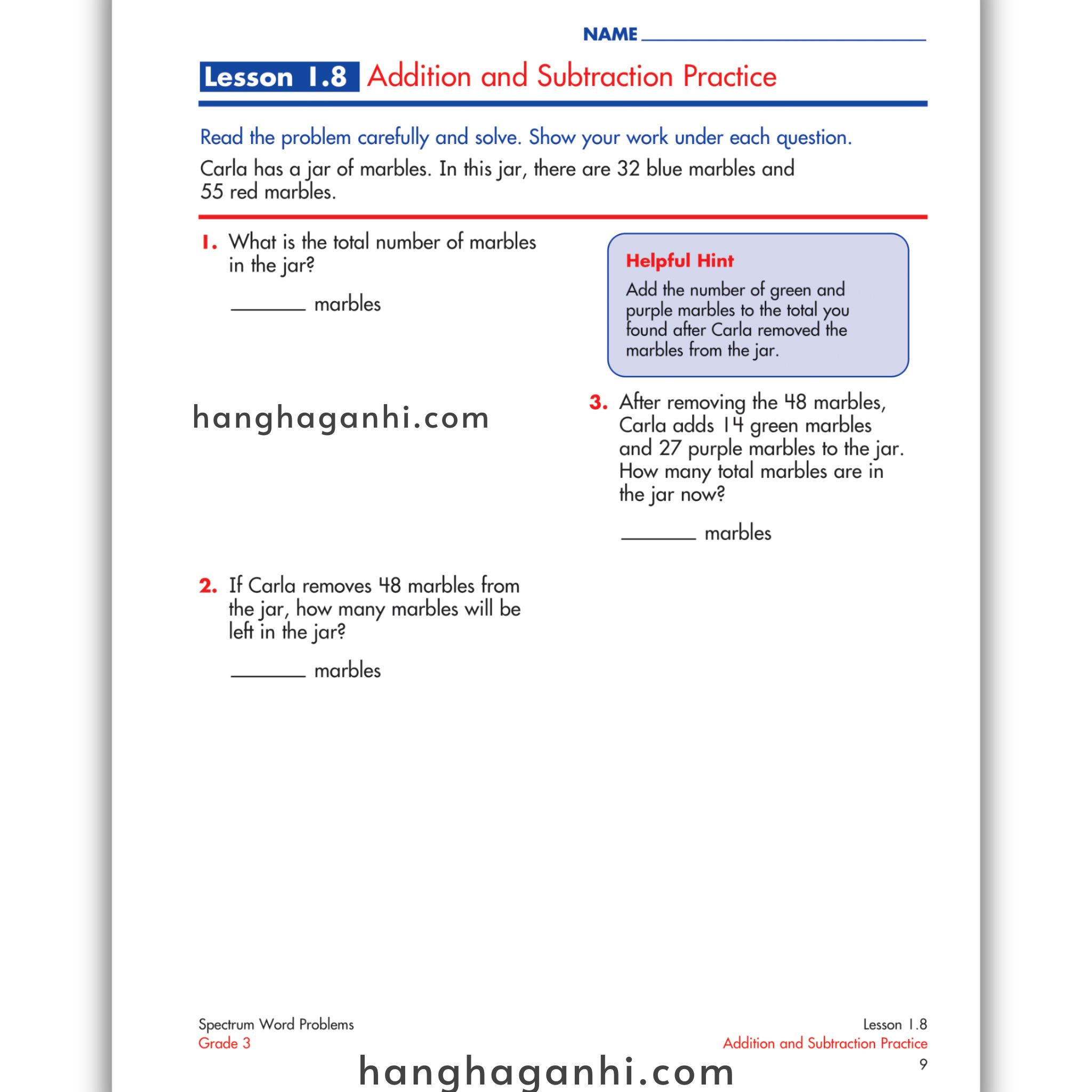 Sách Spectrum Word Problems Workbook Grade 3_thumbnail_7