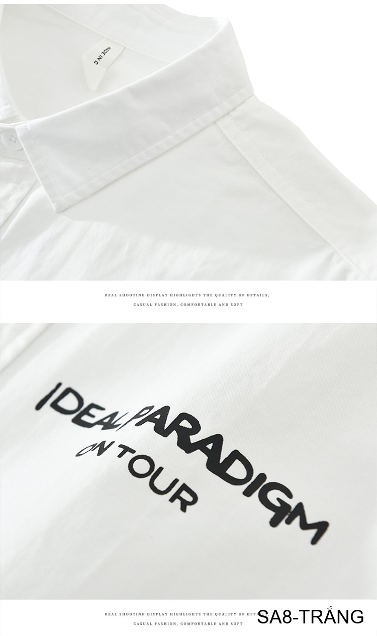 SA8 - Áo sơ mi nam dài tay phong cách, in chữ cá tính, chất cotton mềm mại, dáng rộng thoải mái_thumbnail_8
