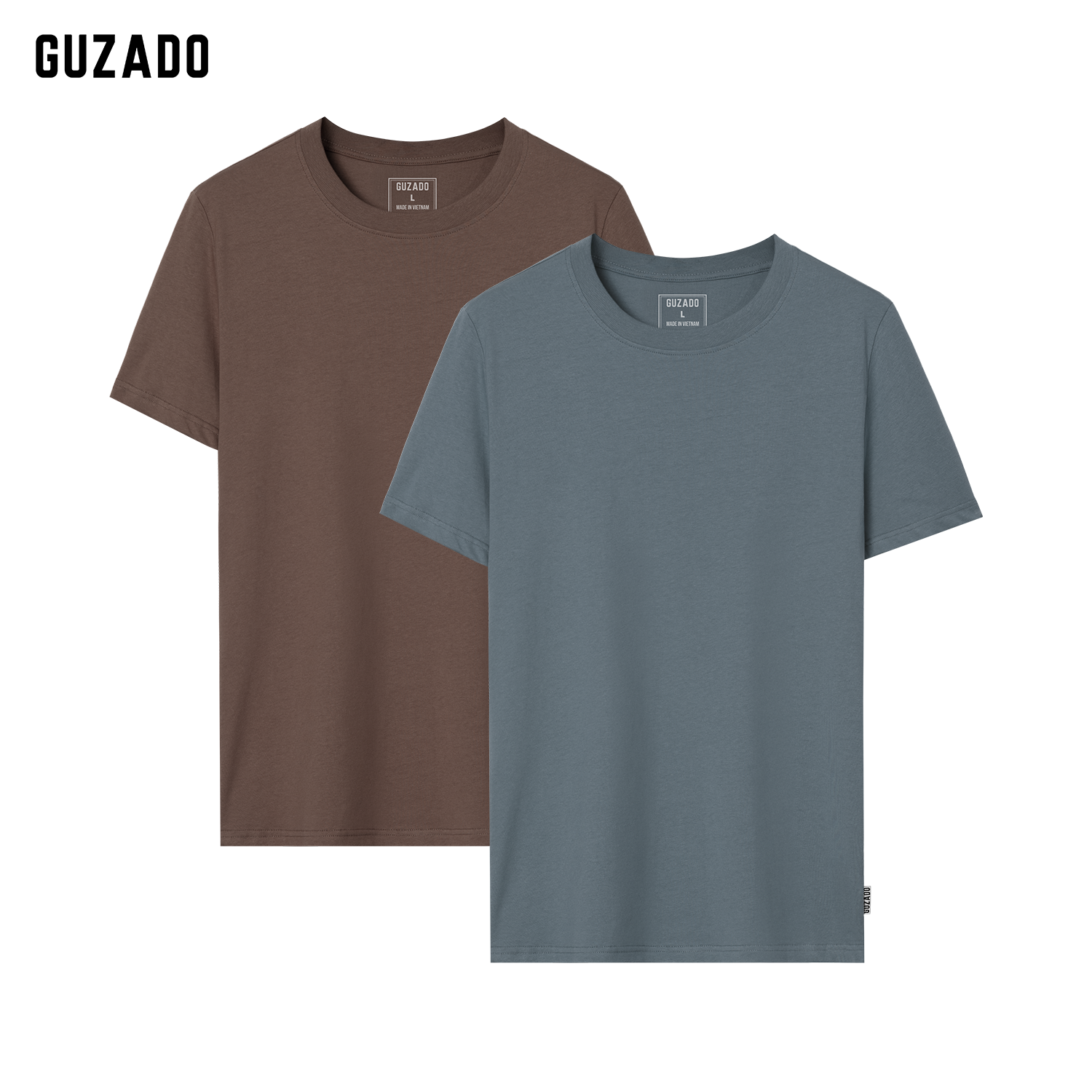 Combo 2 Áo Thun Nam GUZADO Vải Cotton 220gsm CB2GTS05_thumbnail_22