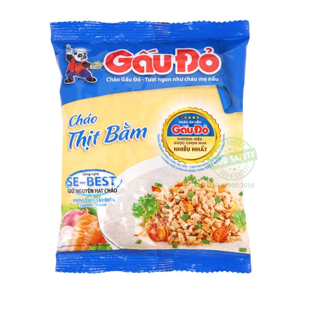 Cháo thịt băm gấu đỏ | 1 gói