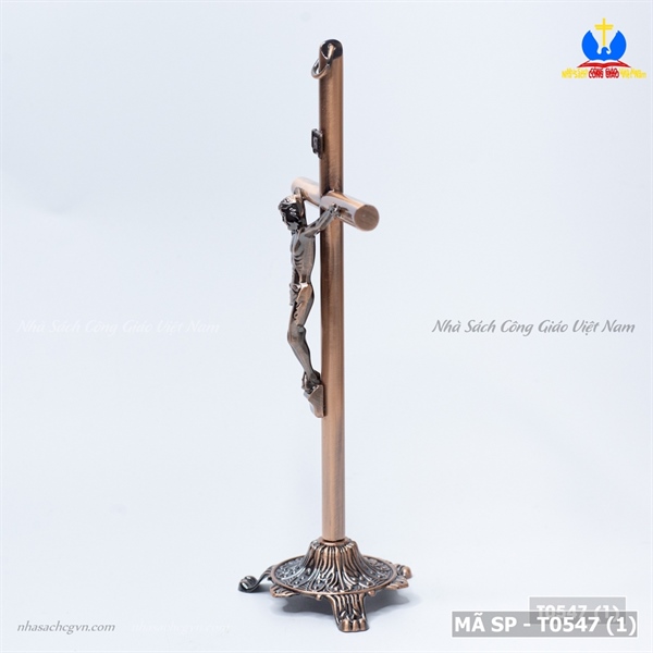 Tượng chịu nạn mạ đồng 22cm_thumbnail_2