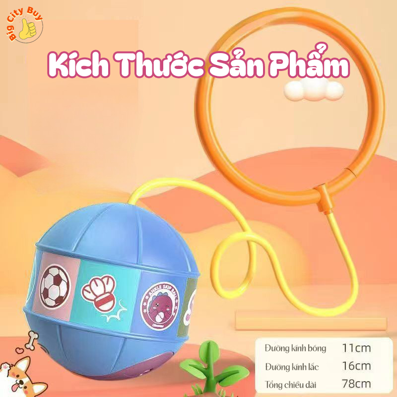 Bóng Nhảy Phát Sáng Tập Thể Dục Cho Trẻ Em, Đồ Chơi Tăng Cường Sức Khỏe, Tăng Chiều Cao_thumbnail_3