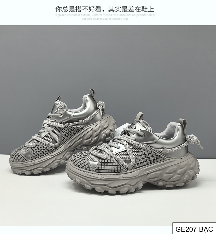 GE207 - Giày nam đế dày thoáng khí tăng chiều cao đa năng hợp thời trang phong cách Châu Âu nam bố giày thoáng khí giày thường_thumbnail_3