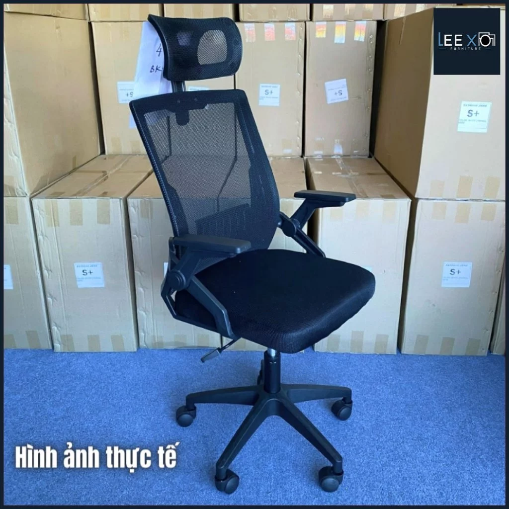 Ghế Công Thái Học LX04 – Vải Lưới Thoáng Mát, Tựa Lưng Đàn Hồi, Thiết Kế Tinh Gọn Hiện Đại_thumbnail_3