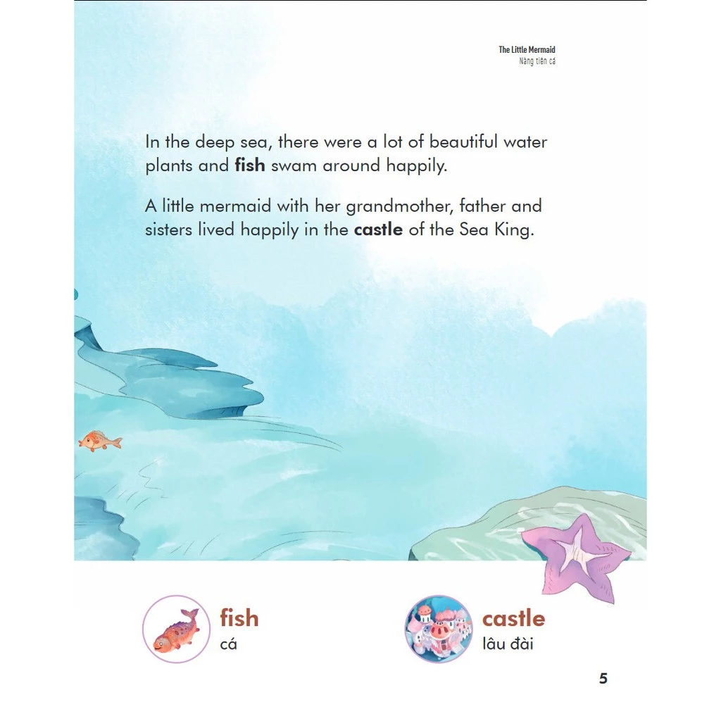 Combo Truyện cổ tích nổi tiếng - Song ngữ Việt - Anh (Bộ 6 quyển)_thumbnail_6