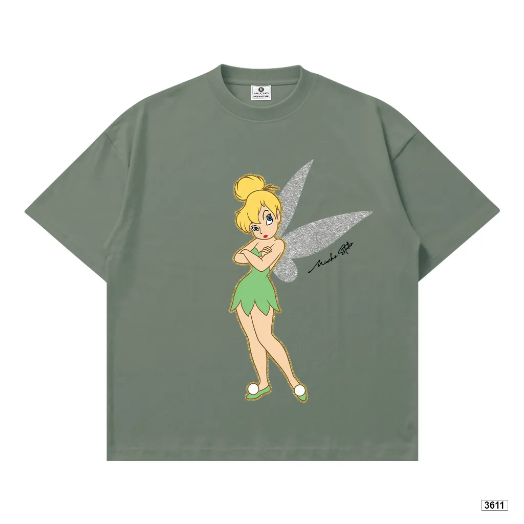 Áo thun nữ form boxy Tiinker Bell Miucho 3611_thumbnail_12