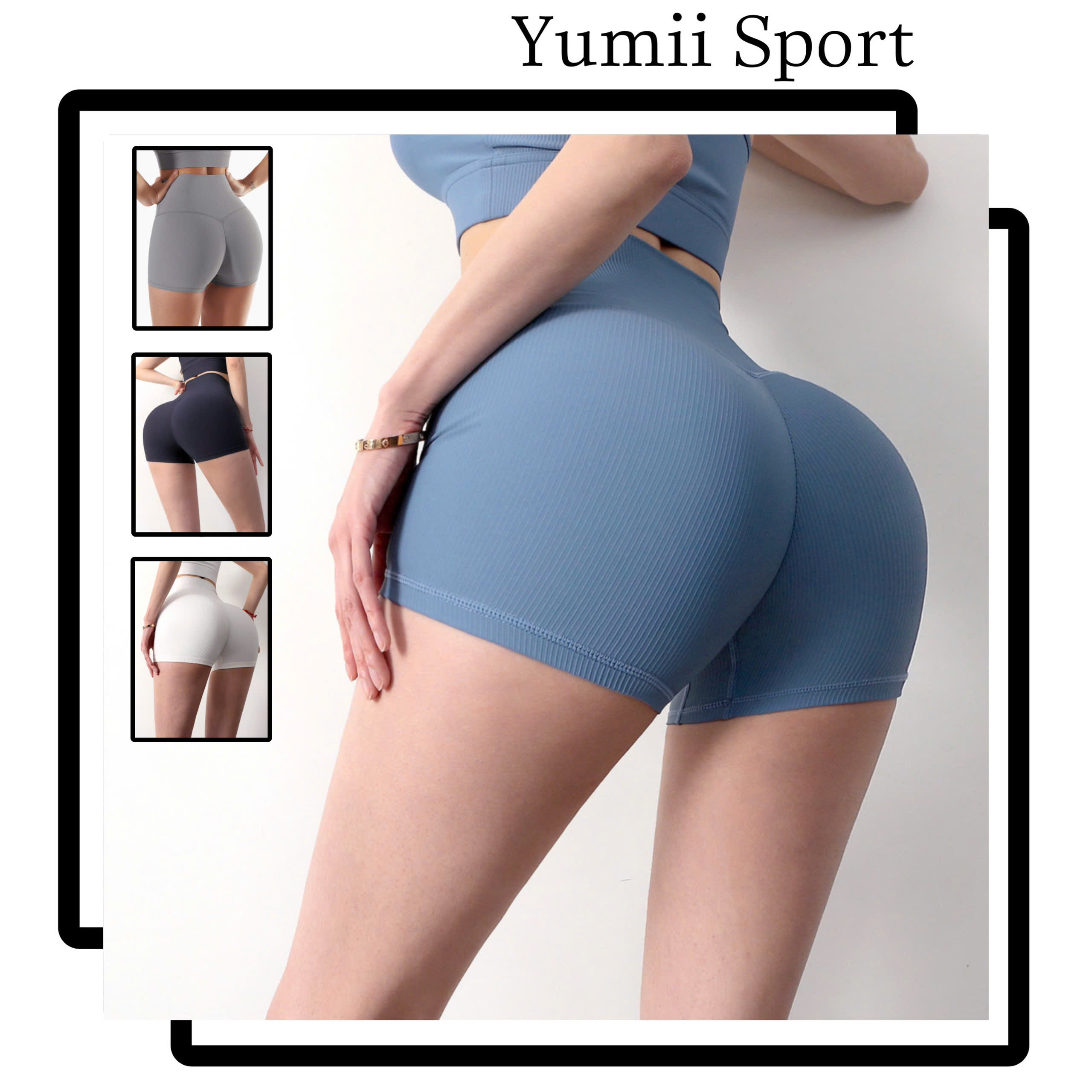 Quần Đùi Thể Thao Chun Mông 03 Lưng Cao_thumbnail_3