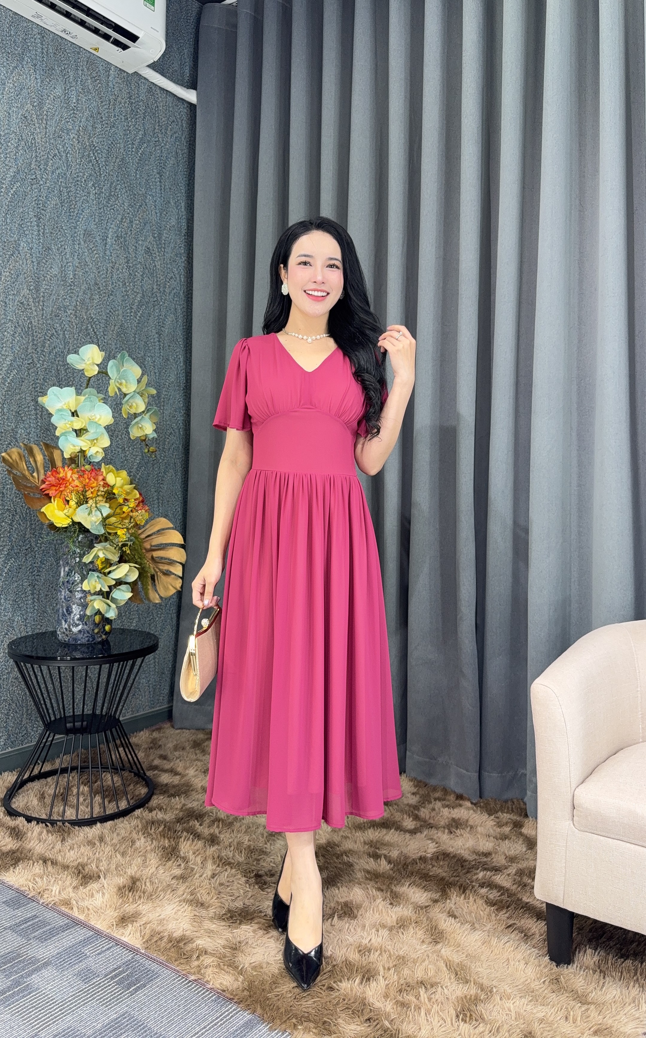 Đầm xòe - Y2041 - Thương hiệu Zonbig