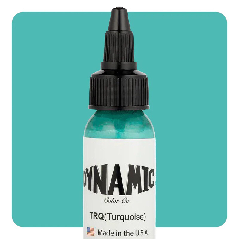 Turquoise-Dynamic Tattoo Ink 1oz. Mực xăm DYNAMIC chính hãng.