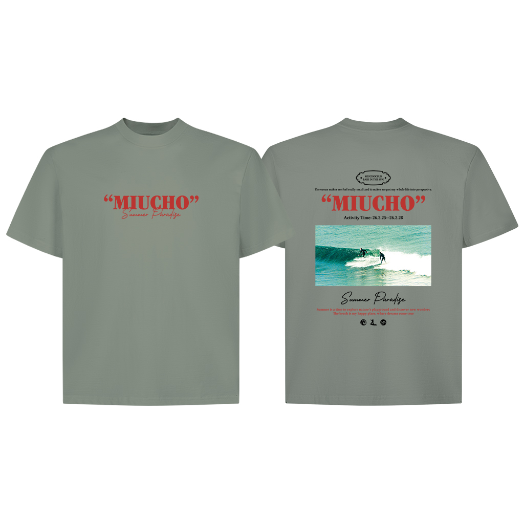 Áo phông form boxy hè biển 2222 Miucho Club vải cotton 2 chiều cổ tròn đứng form in mix_thumbnail_8