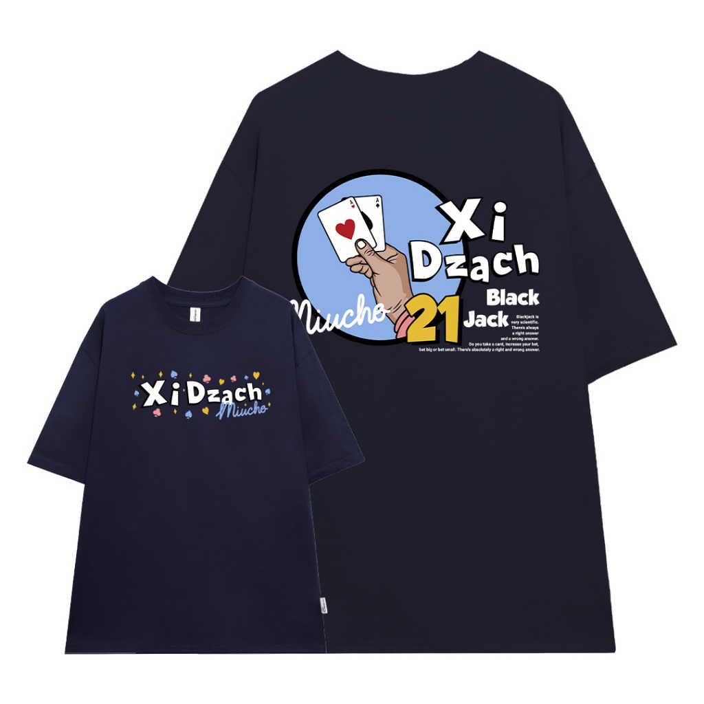 Áo thun Xì DZách Tết 2026 local brand form rộng nam nữ đủ size ATD867 Miucho tay ngắn vải cotton cổ tròn in mix_thumbnail_9