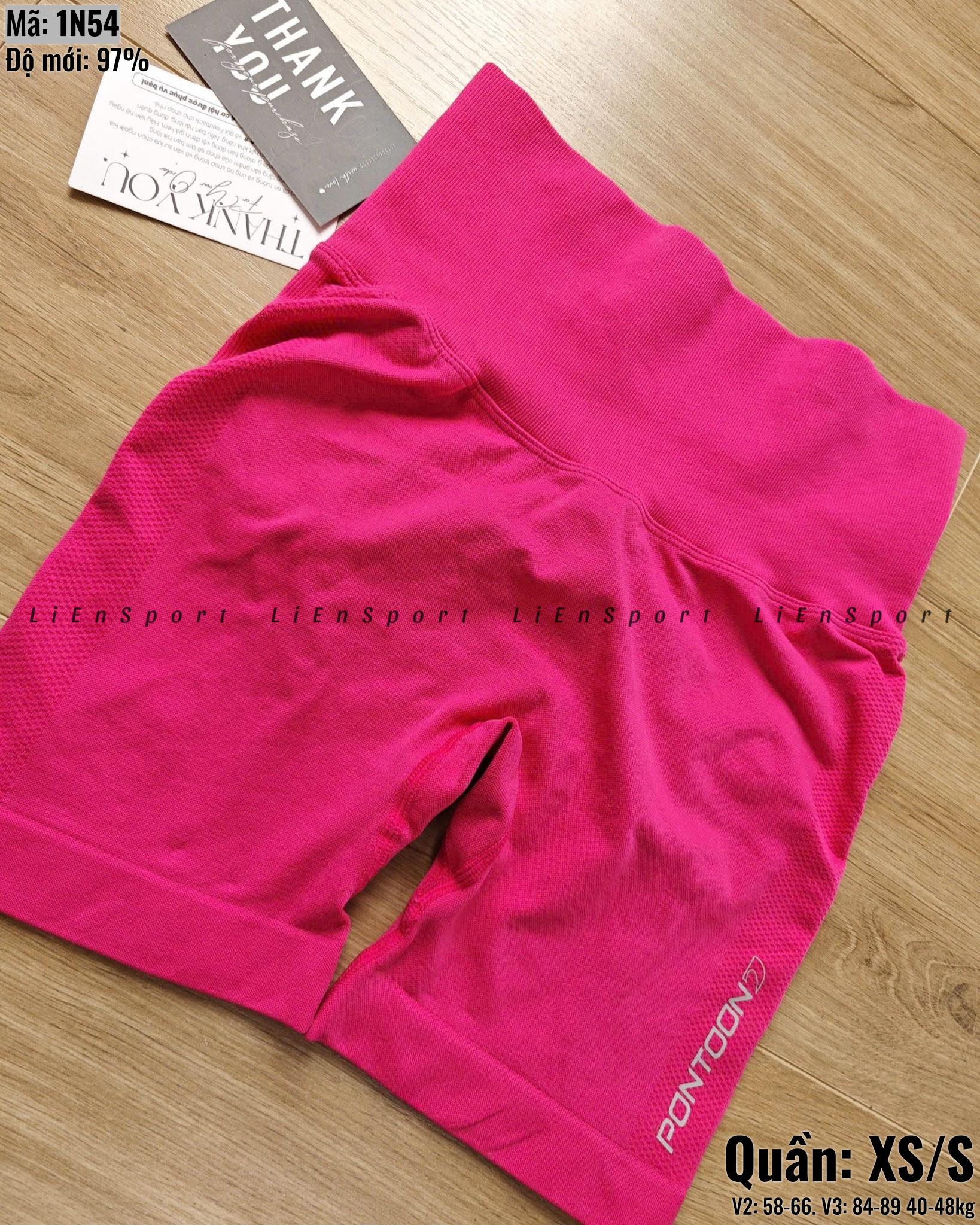 Pontoon Quần short biker thể thao Nữ Size XS S Hồng cánh sen Auth 2nd Co giãn 4 chiều Thấm hút mồ hôi Cạp cao ôm dáng Logo in dọc Ống quần Form ôm sát Phù hợp tập gym yoga chạy bộ Mã:1N54_thumbnail_5