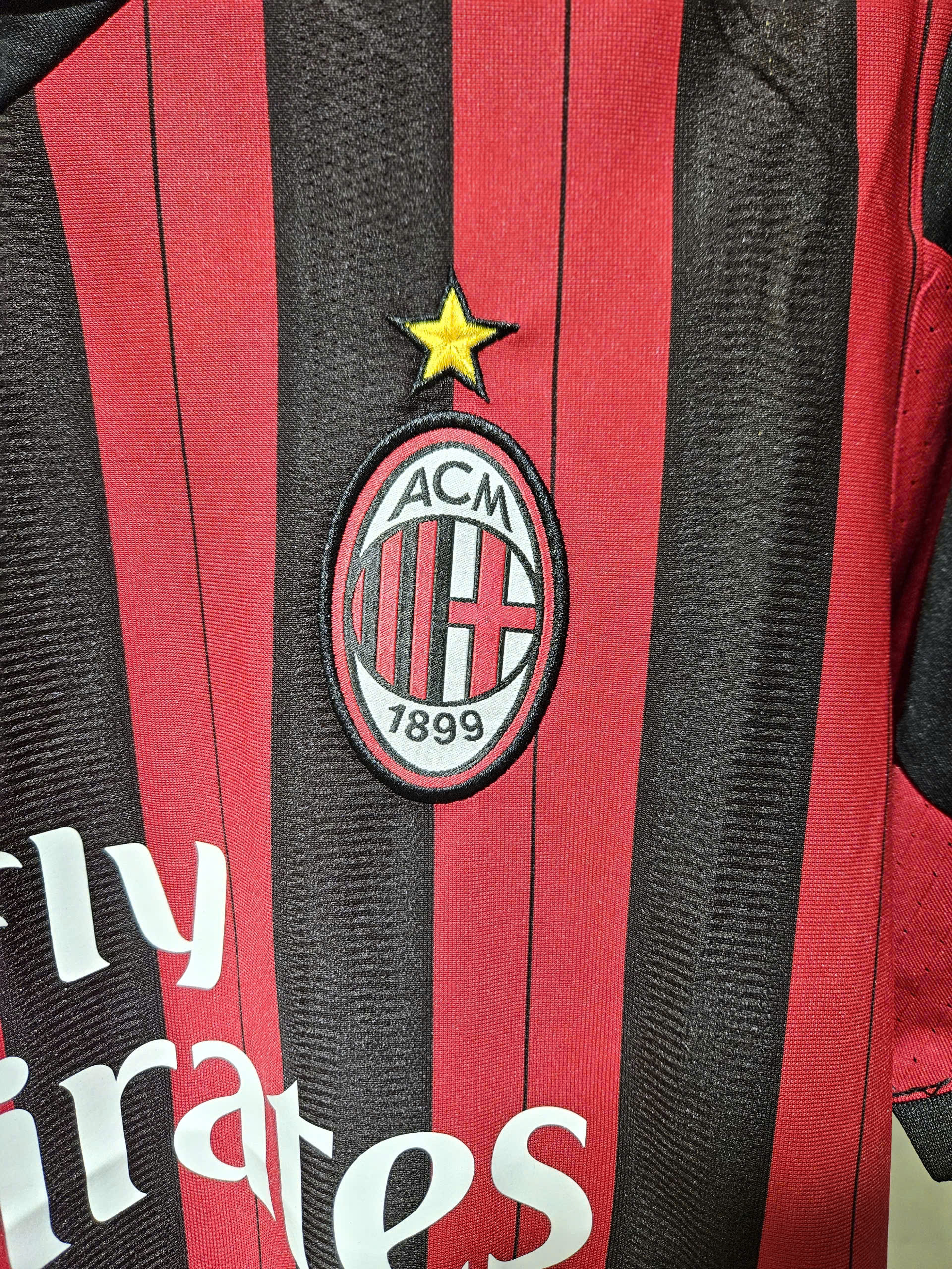 Áo Retro AC Milan sân nhà đỏ đen 2013/2014_thumbnail_3
